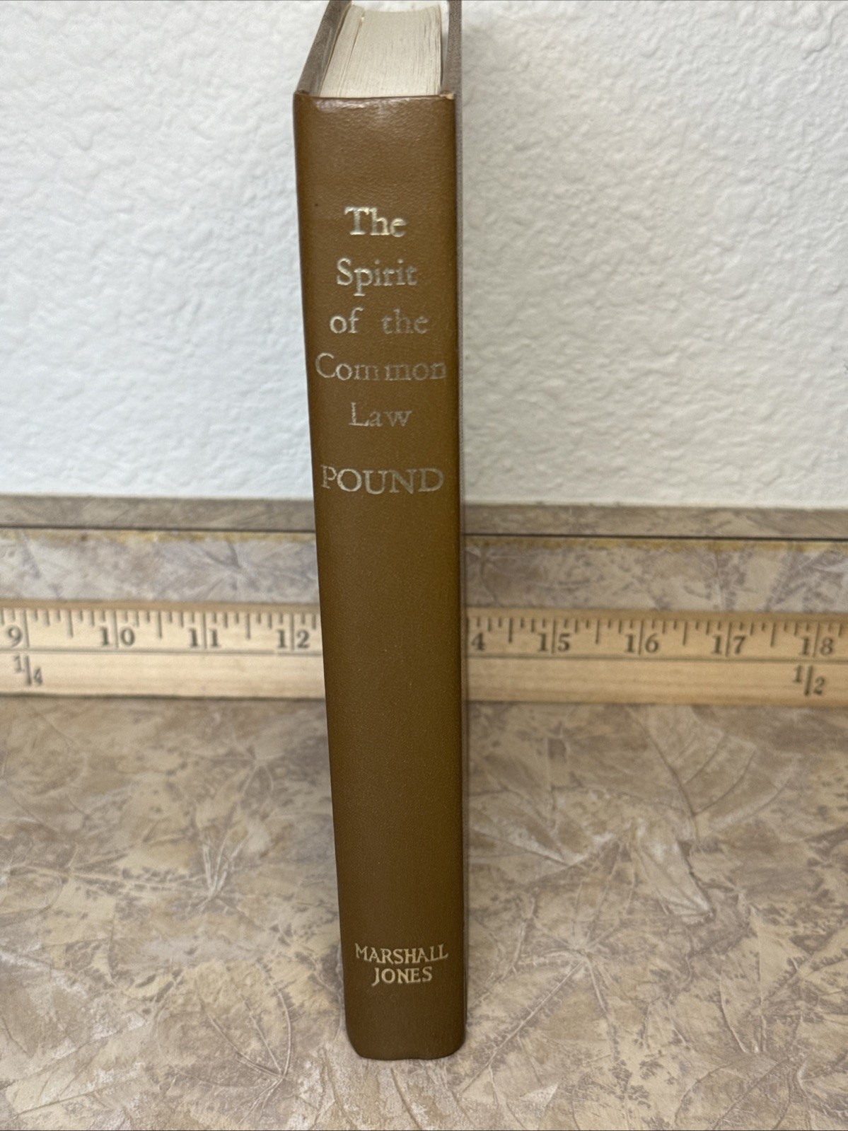 Roscoe Pound “The Spirit of the Common Law” 1931 4th Printing Hardcover VG+