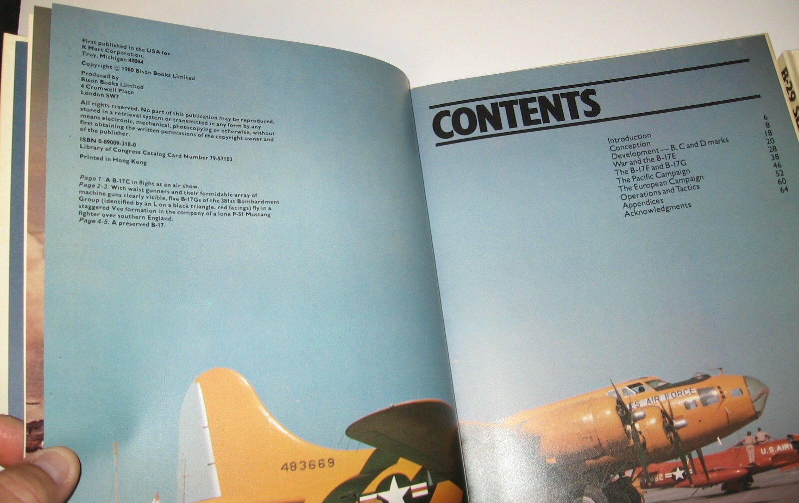 Limited 1980 Bison WW2 Aircraft Books by Willmott, Zero, JU-87, B-17, B-29, P-51