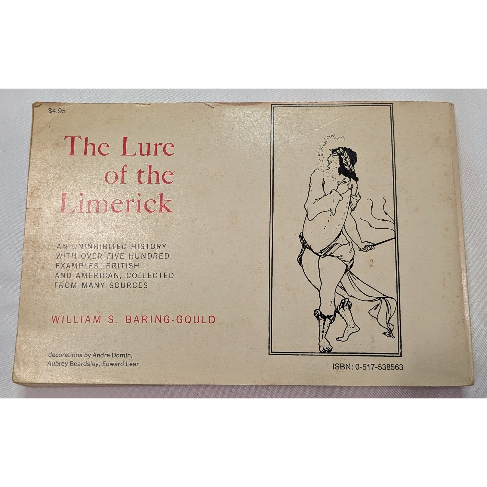 The Lure of the Limerick William S Baring-Gould Softcover Book 1967 Illustrated