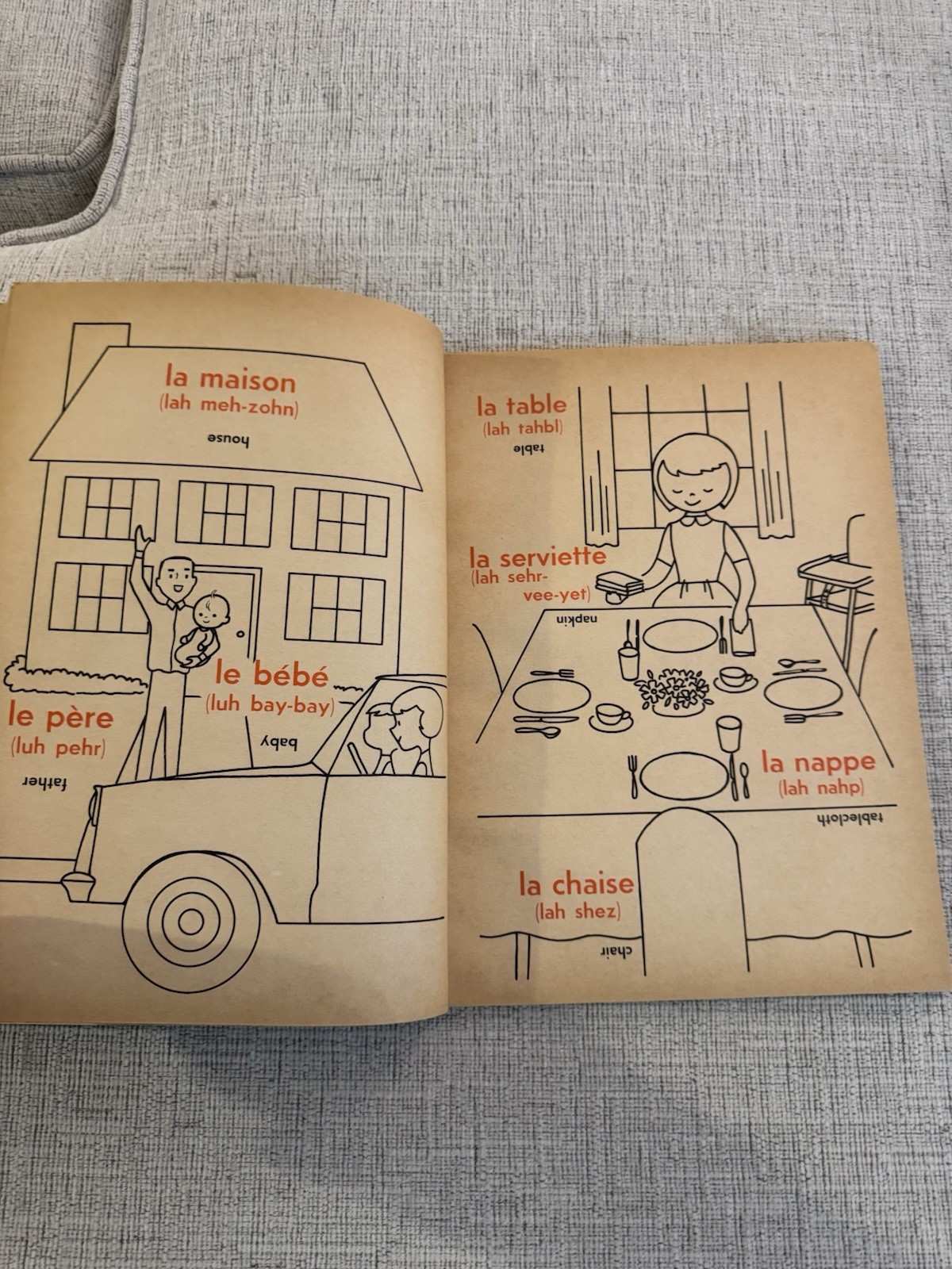 Vintage 1965 Say It In French Vol II Whitman Help Yourself Workbook Ages 6-9