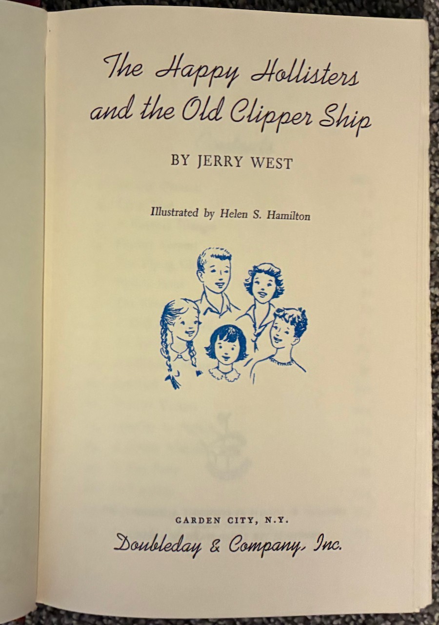 The Happy Hollisters Book Lot: Trading Post Old Clipper Ship Golden Witch HC VG+