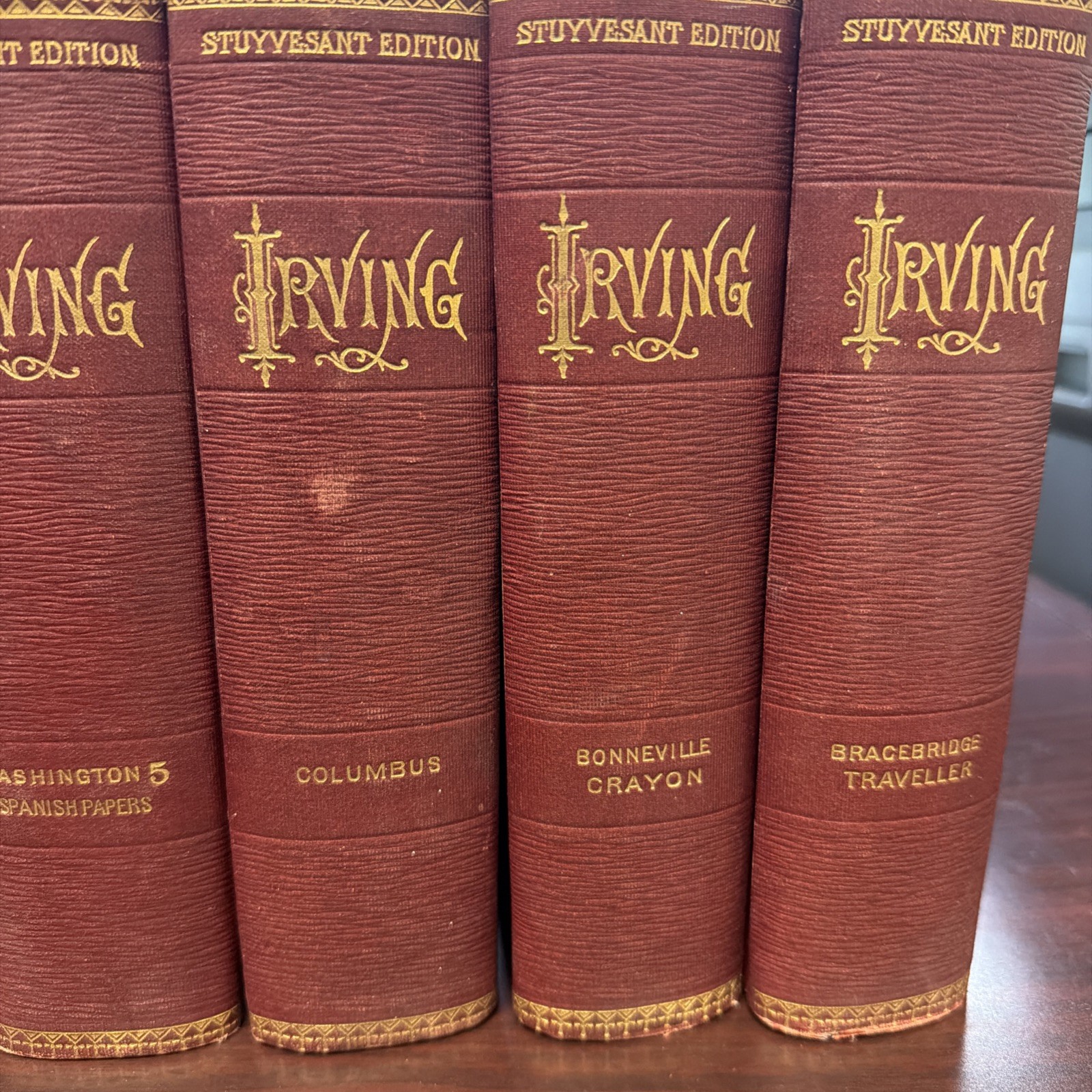 The Works Of Washington Irving In 9 Volumes Stuyvesant Ed. 1860