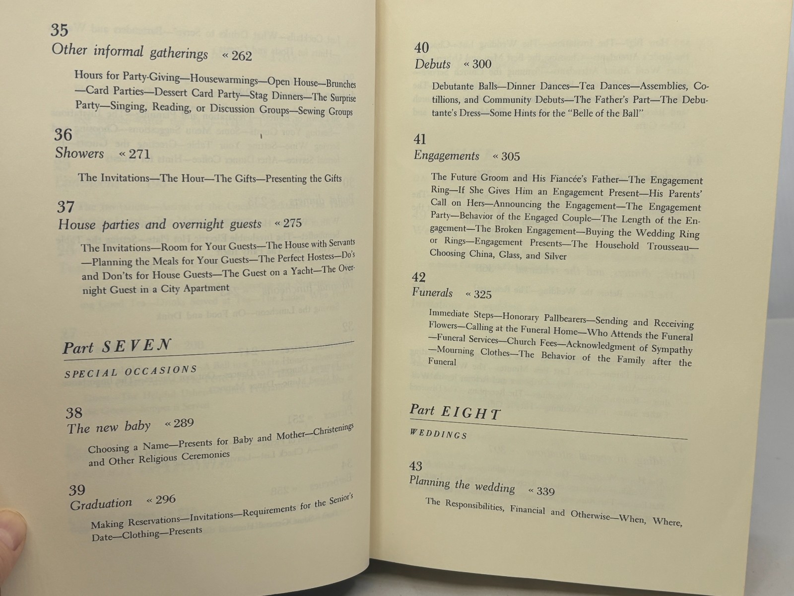 Emily Posts Etiquette The Blue Book of Social Usage 11th Revised Edition 1965