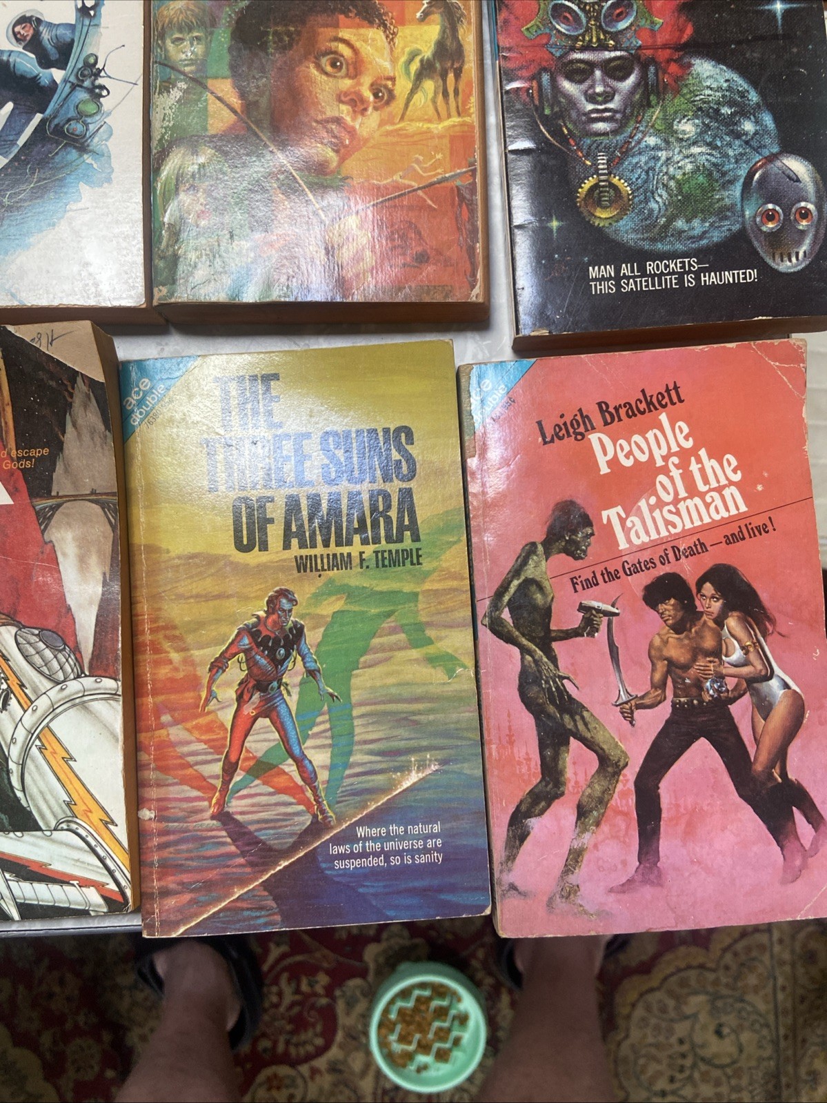 Vintage Ace Double Paperbacks SCI-FI lot of 24 science fiction novels 1960s