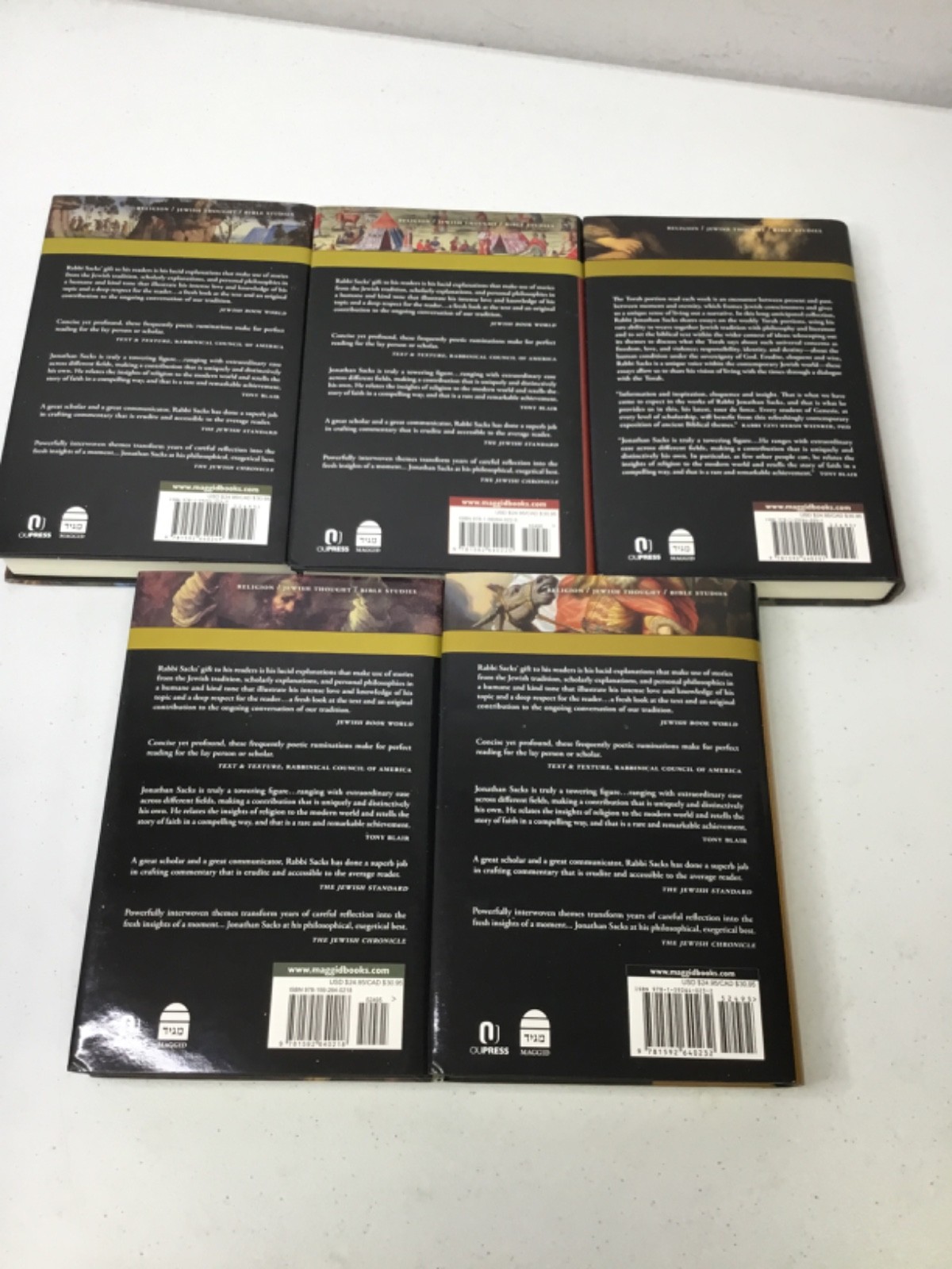 Covenant & Conversation Lot of 5. Sacks. 2009-2019 HCDJ w/Slipcase
