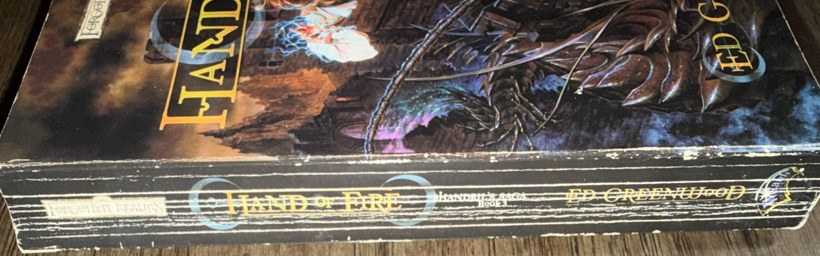 Hand of Fire Shandril’s Saga Book 3 Ed Greenwood 2002 Paperback Acceptable