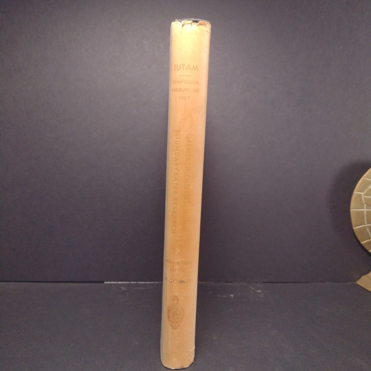 Grenzschicht Forschung / Boundary Layer Research, H. Gortler (Eng/Ger) Text 1958