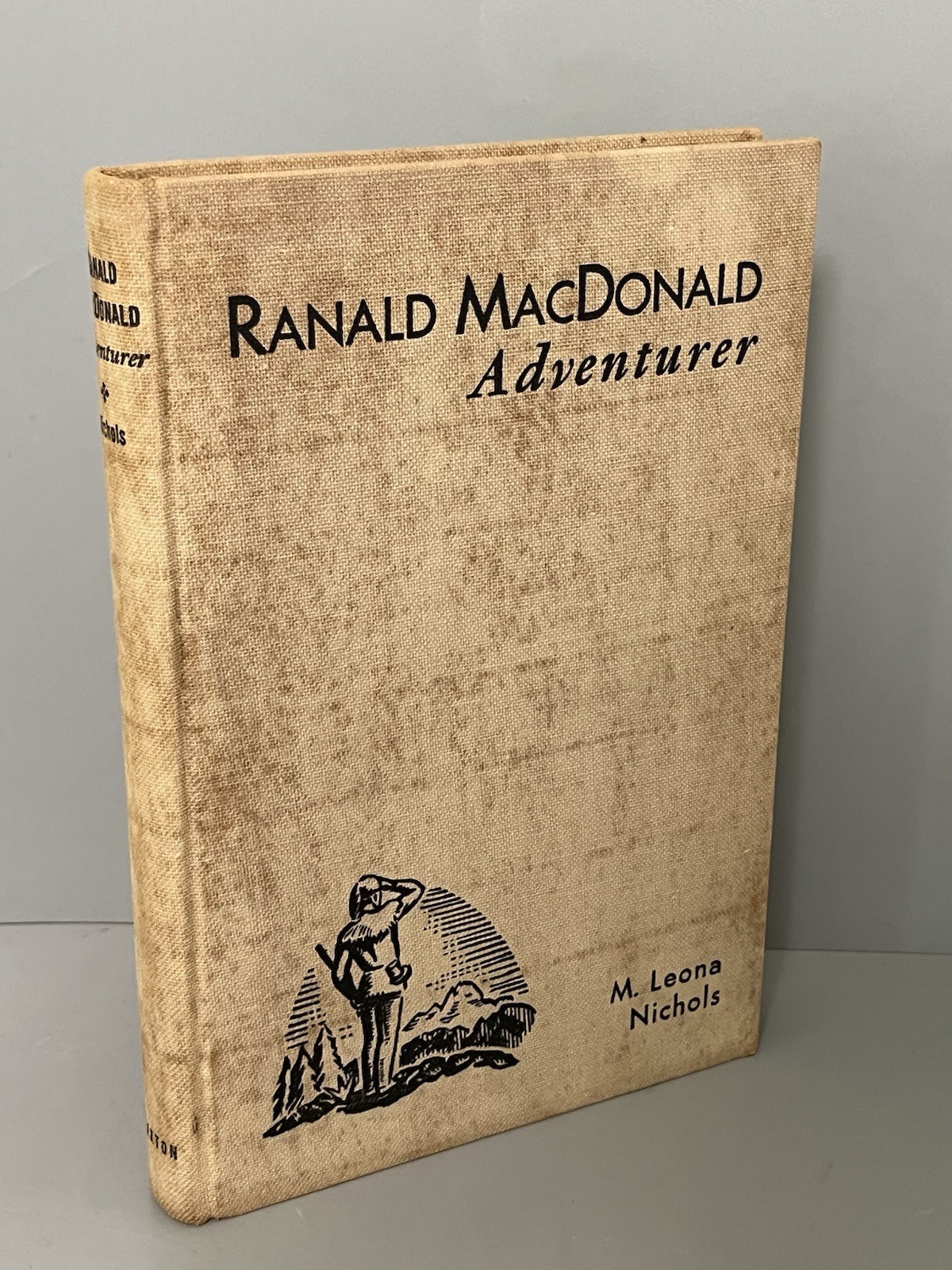 Ranald MacDonald Adventurer- Nichols 1940 -Signed- PNW History, Japan, Woodcuts