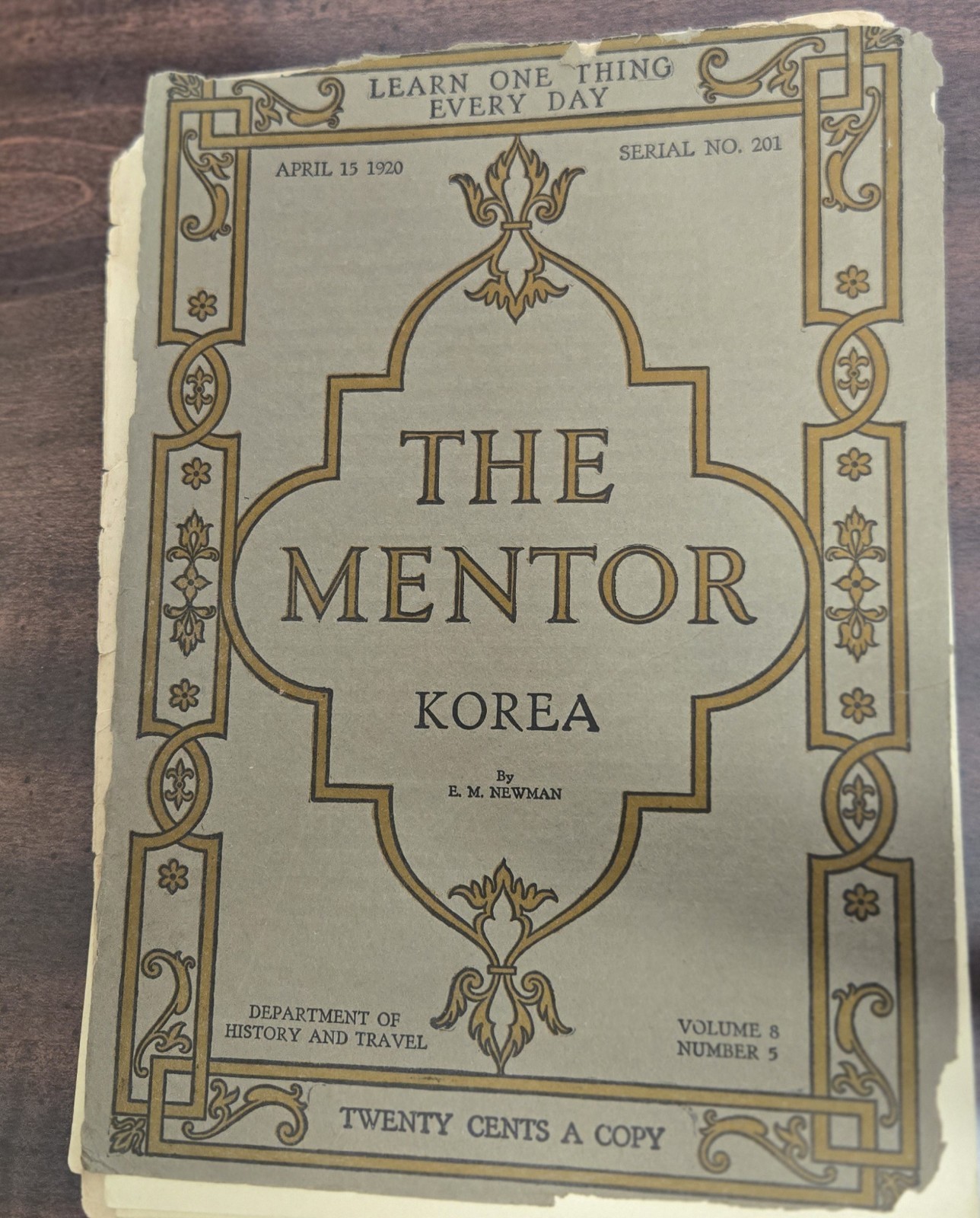 The Mentor Magazine Antique Prints 1900’s