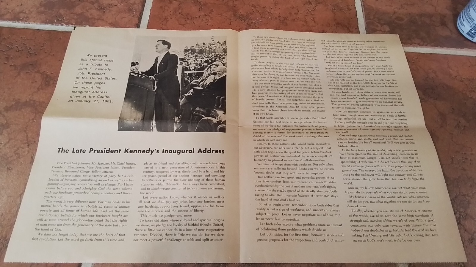 Vintage John F Kennedy My Weekly Reader Special Memorial Section 1963 Photos