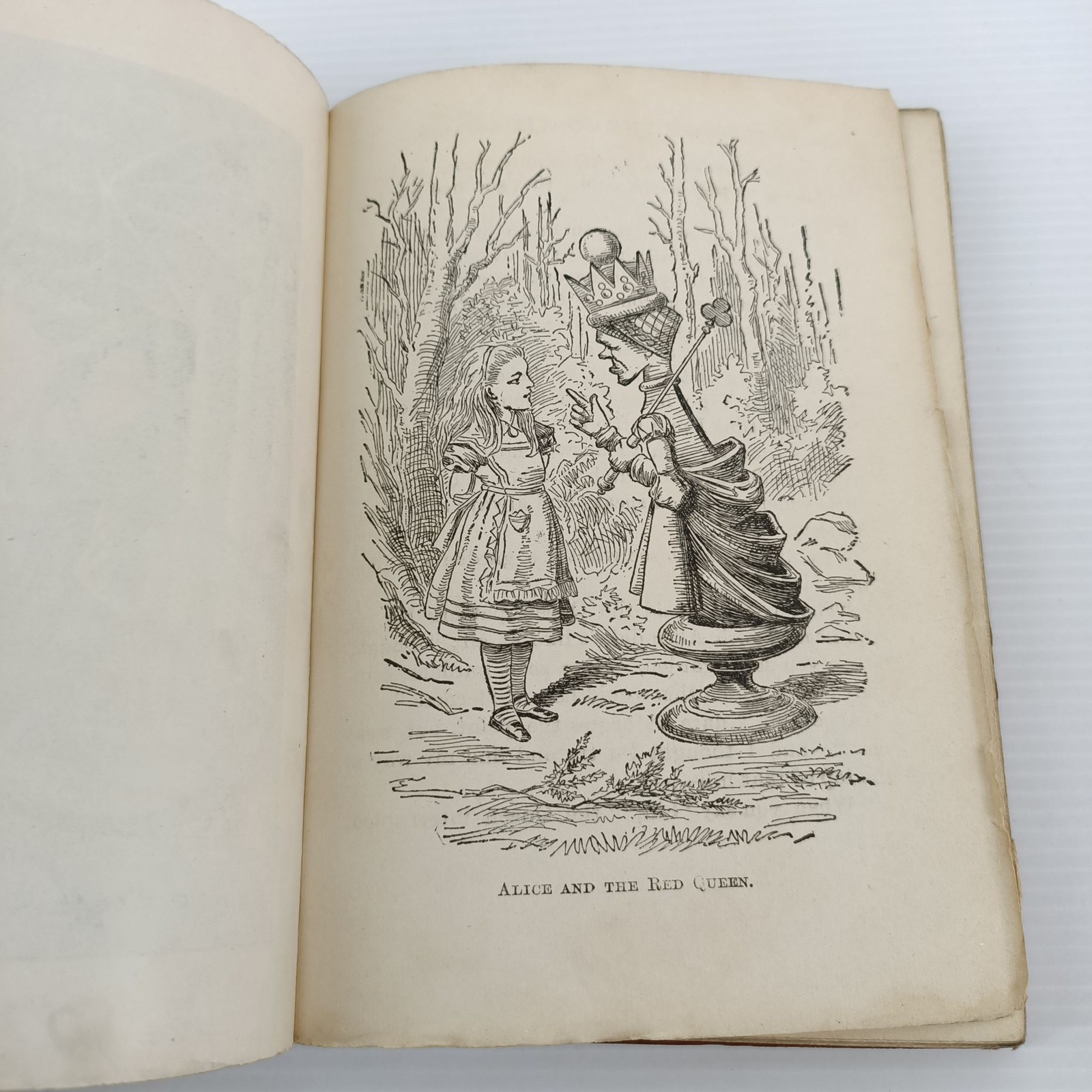 Lewis Carroll Through The Looking-Glass c1899 Inscribed Illustrated Plates Book