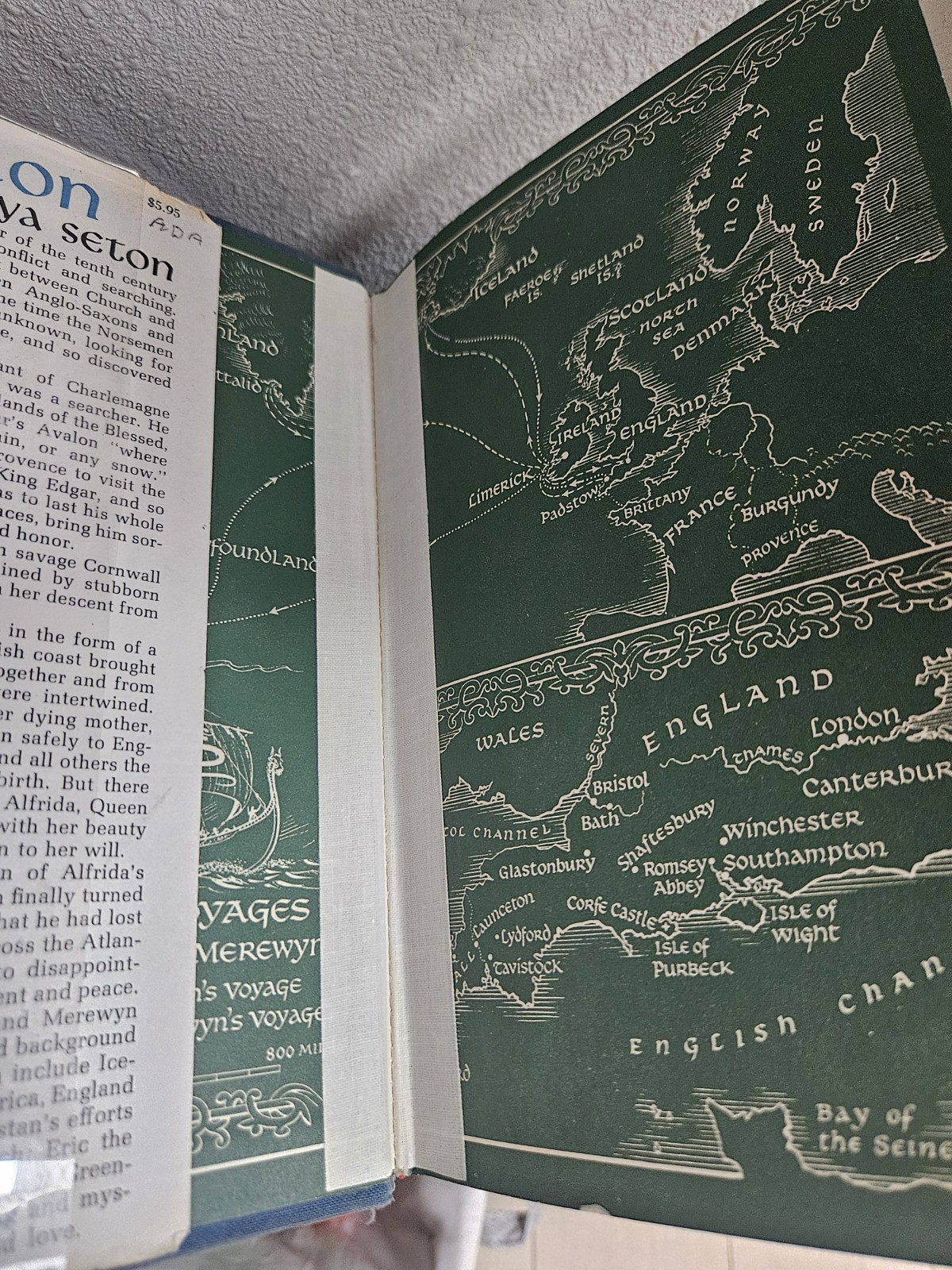 Avalon Anya Seton 1965 1st Edition First Printing Hardcover Dust Jacket Rare