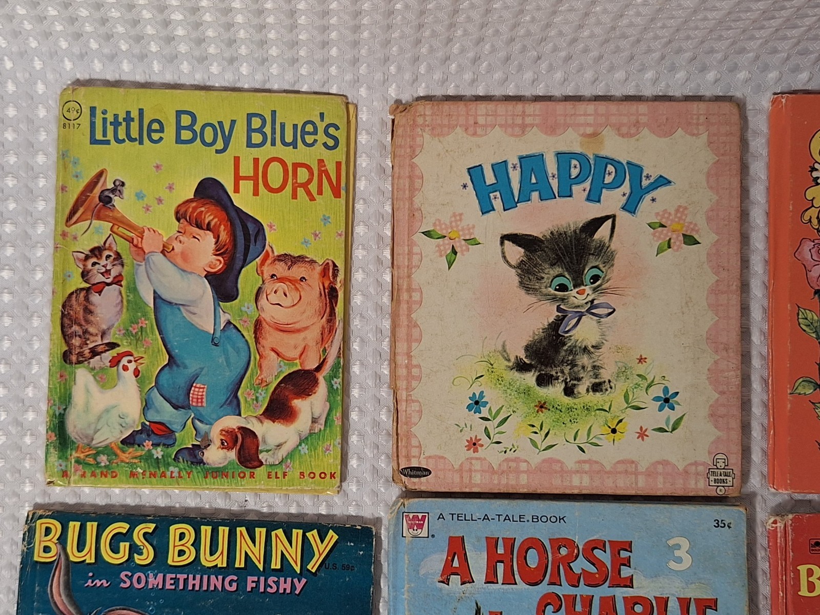 Vintage 1950s-1980s Children’s Small Books Whitman Golden Rand Mcnally Lot of 9