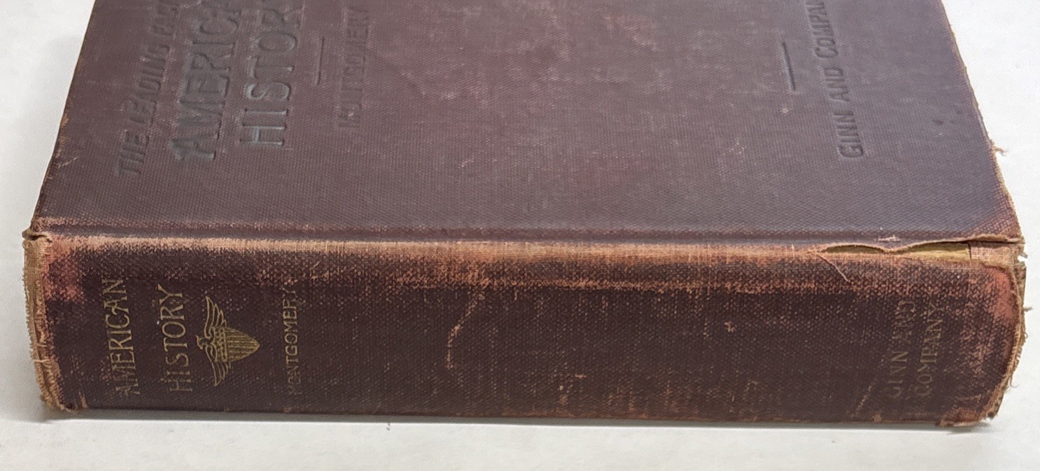 The Leading Facts of American History Series 1903 Montgomery Vintage Hardcover