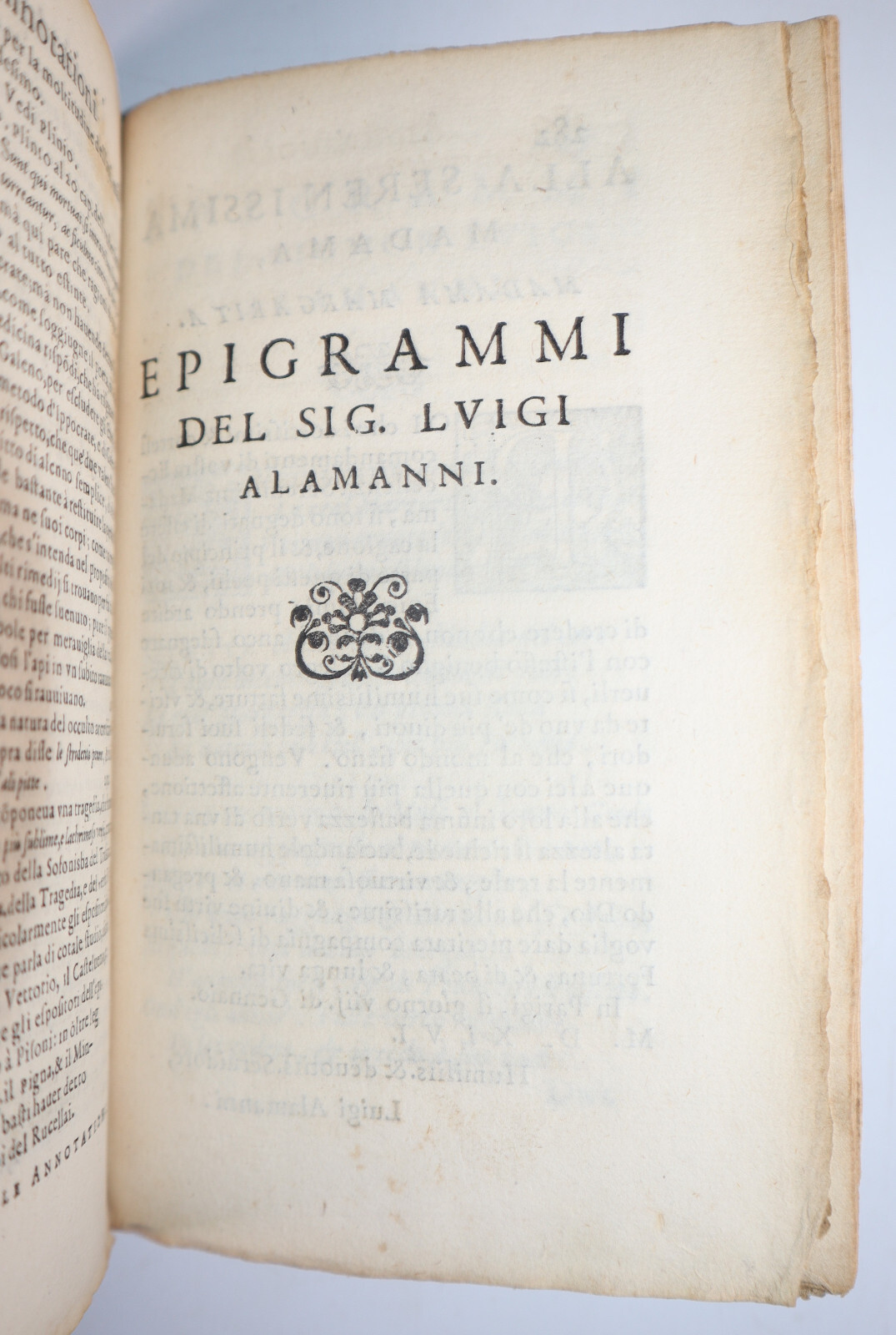 1590 La Coltivazione del Sig Luigi Alamanni Le Api Rucellai Epigrammi Fiorentino