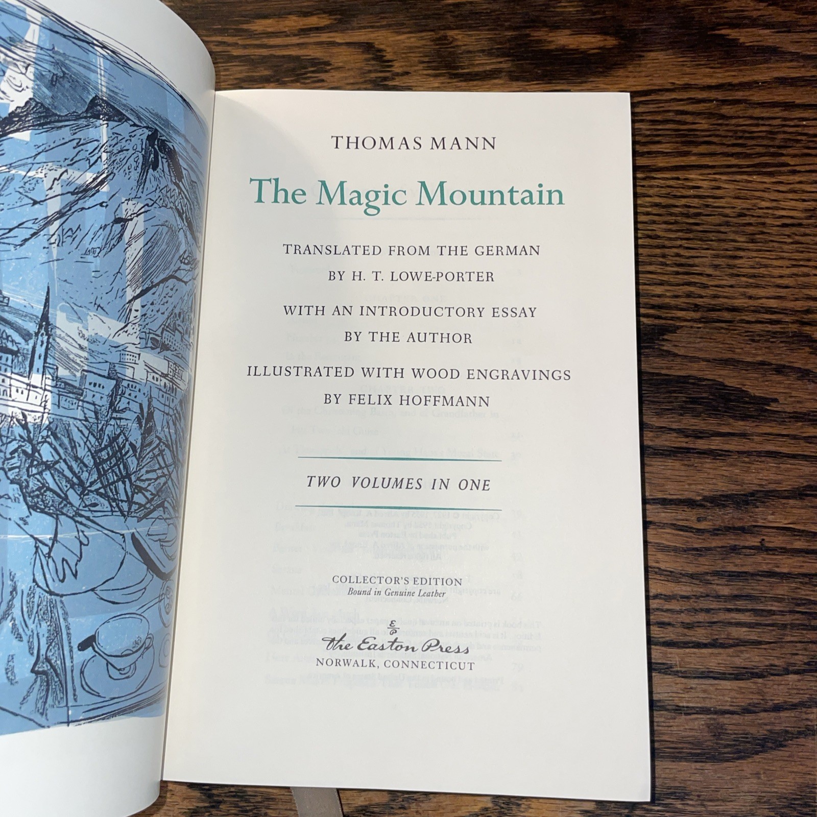 NEW! Easton Press THE MAGIC MOUNTAIN By THOMAS MANN (1999) Genuine Leather