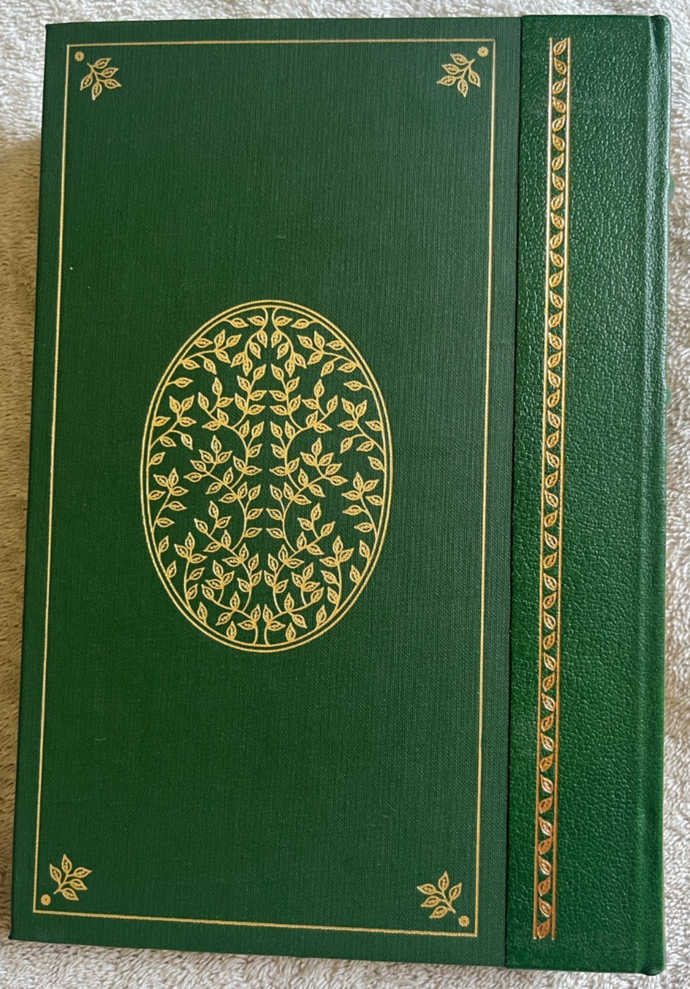 Leaves of Grass book Walt Whitman Franklin Library 1979 poetry literature gilt
