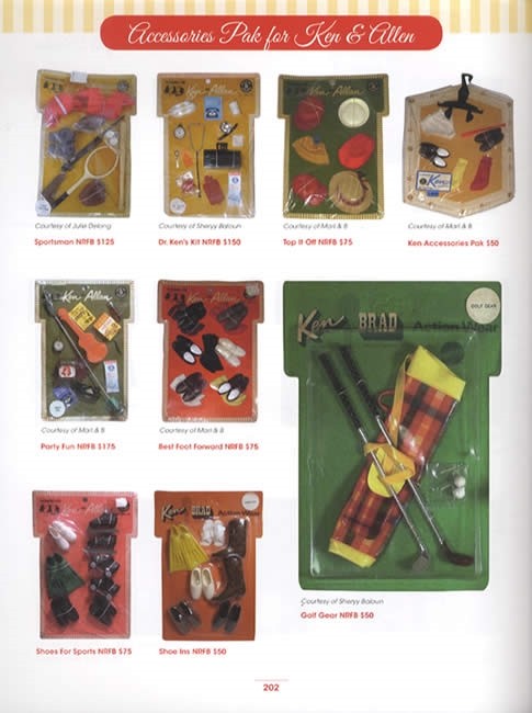 Accessories for Vintage World Fashion Dolls 1959-1972 REFERENCE Barbie Skipper