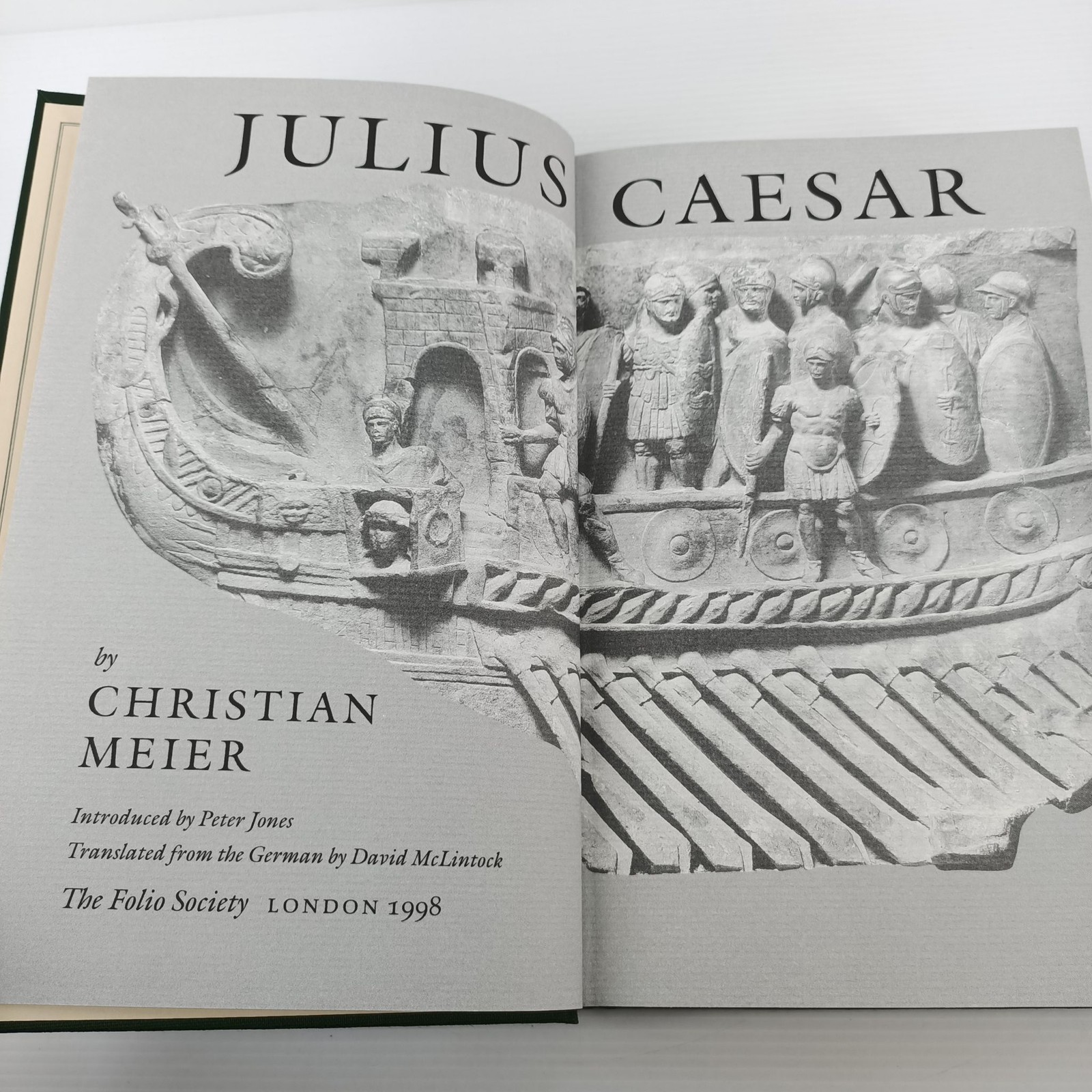 Folio Society Julius Caesar Christian Meier 2004 Hardcover Slipcase Cloth Book