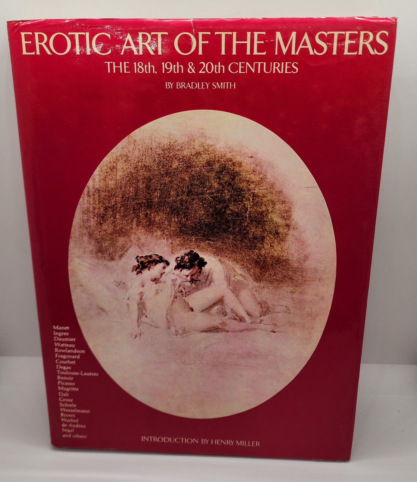 VINTAGE 1974 EROTIC ART OF THE MASTERS HARDCOVER BOOK BY BRADLEY SMITH