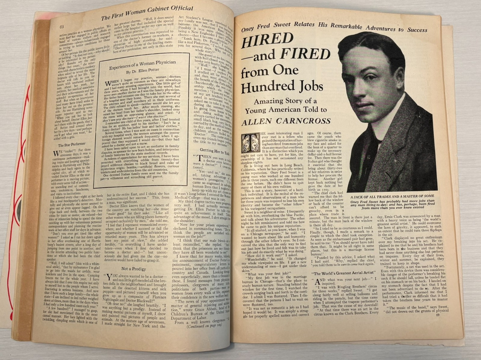 SUCCESS Magazine January 1924 Orison Swett Marden Final Year Haanel Master Key