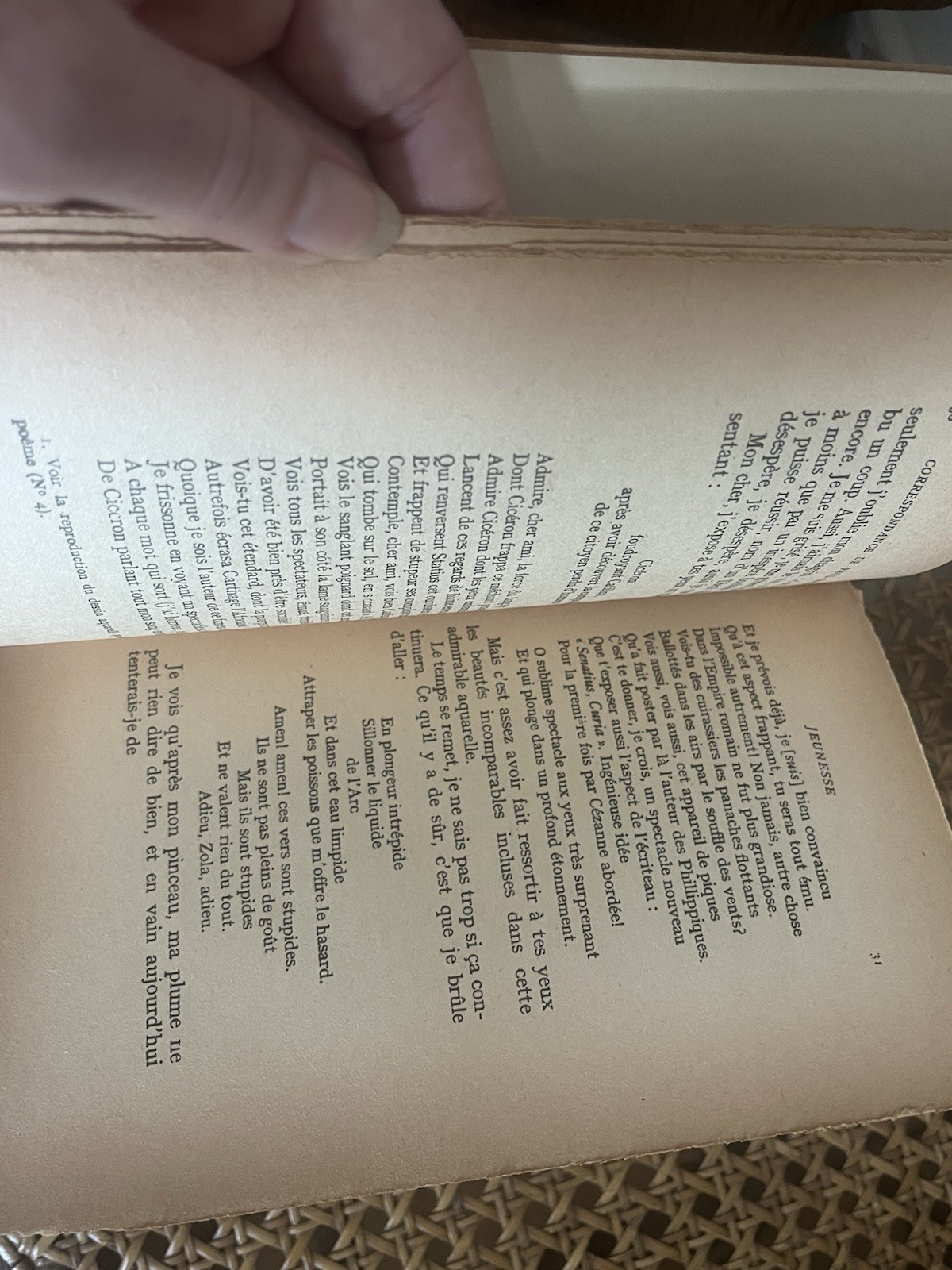 Cézanne Correspondance , John Rewald, Vintage 1930’s Soft Back French Language