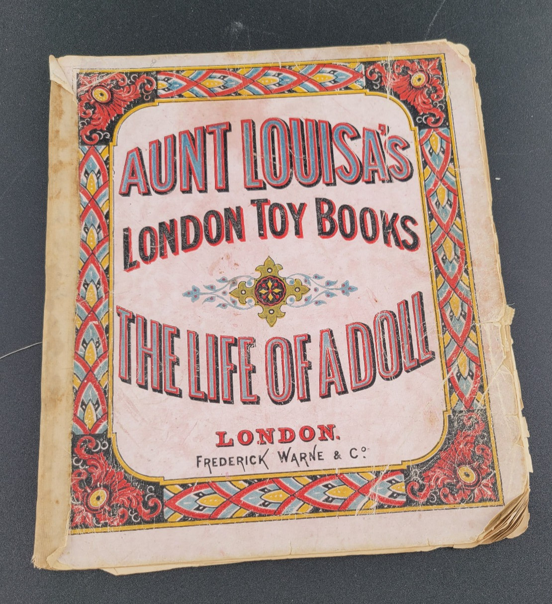 Antique Victorian Children’s Picture Book The Life of a Doll