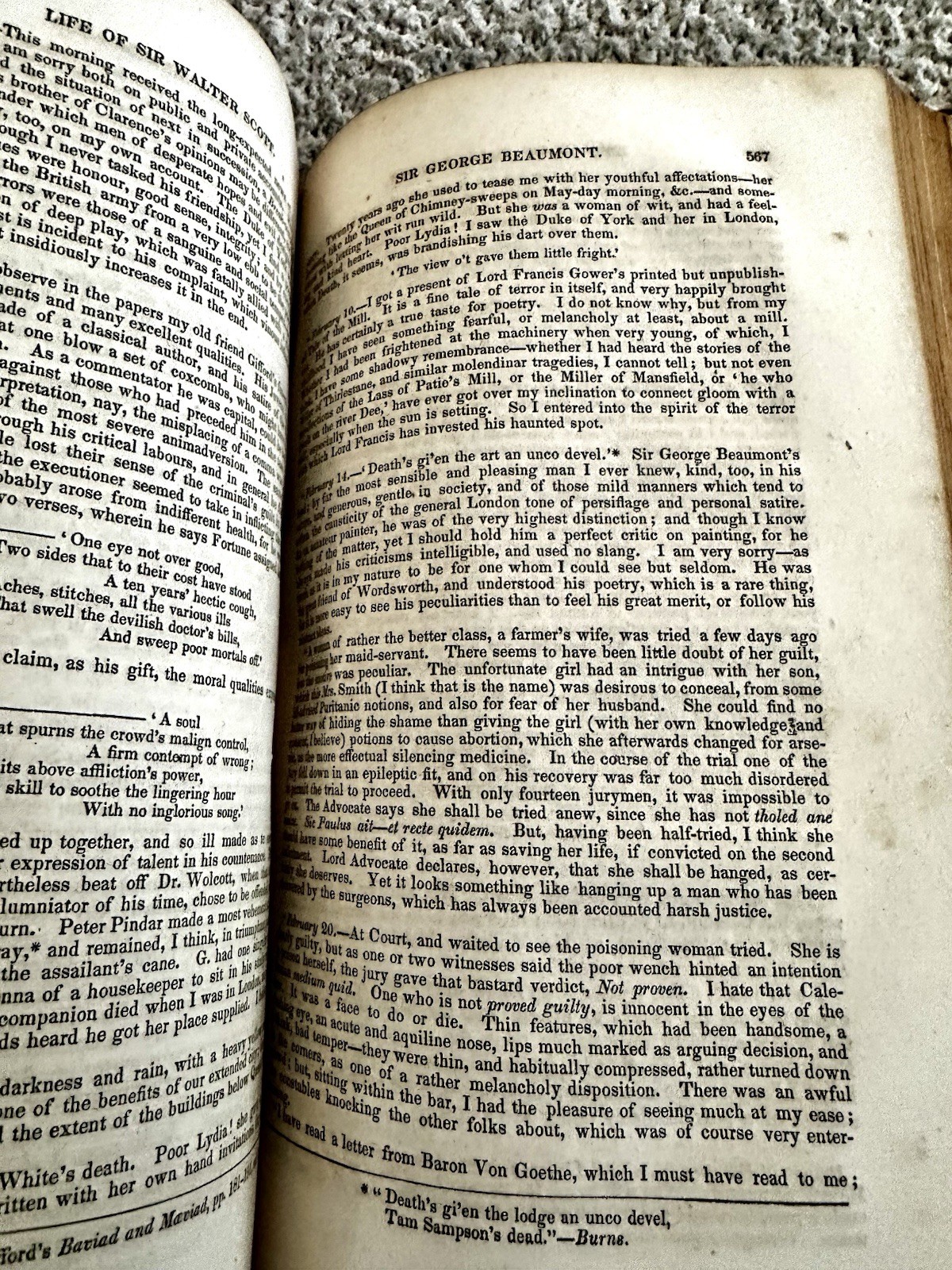 1837, Memoirs of the Life of Sir Walter Scott (Complete), 2 Volumes,