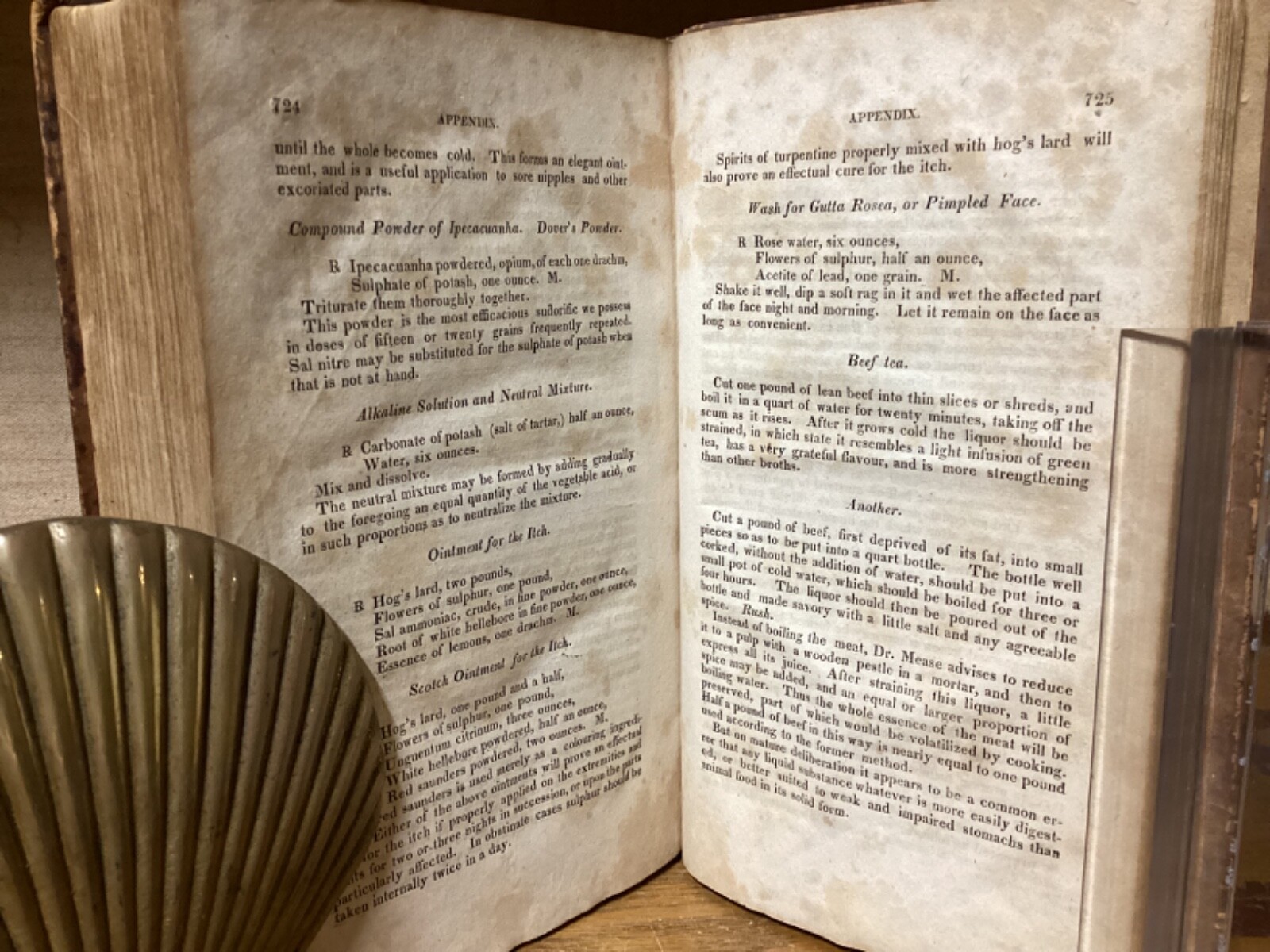 1817 American Modern Practice – Prevention & Cure Of Diseases – James Thacher