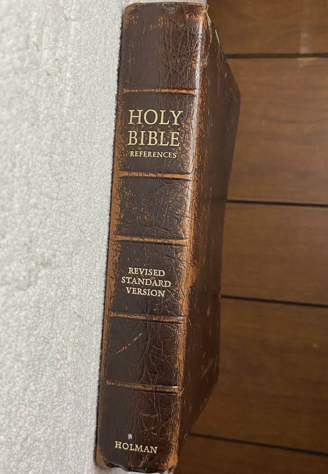Holy Bible References by Holman 1962 Cowhide Bonded Leather Lined