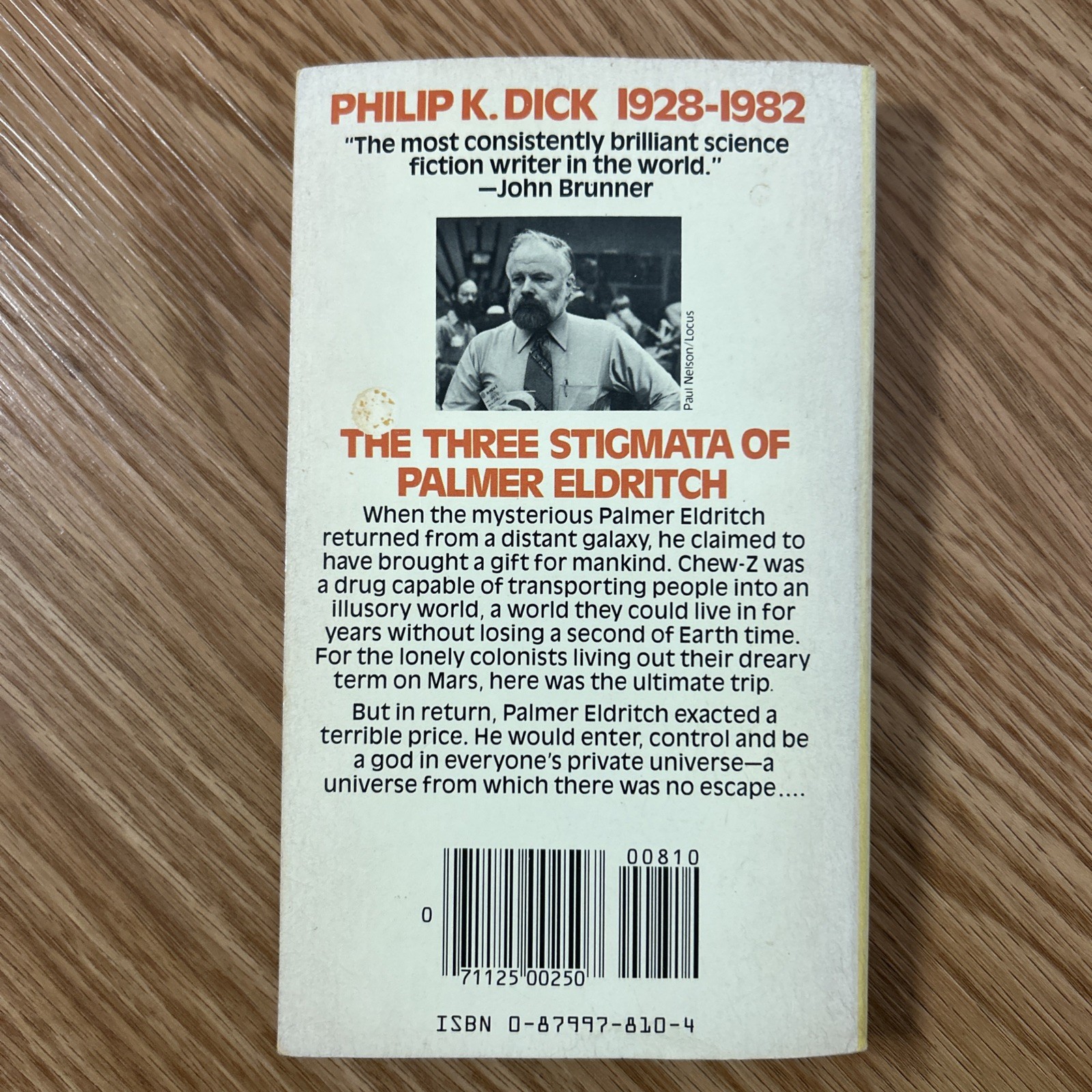 Philip K Dick The Three Stigmata of Palmer Eldritch 1st DAW 1st printing 1983