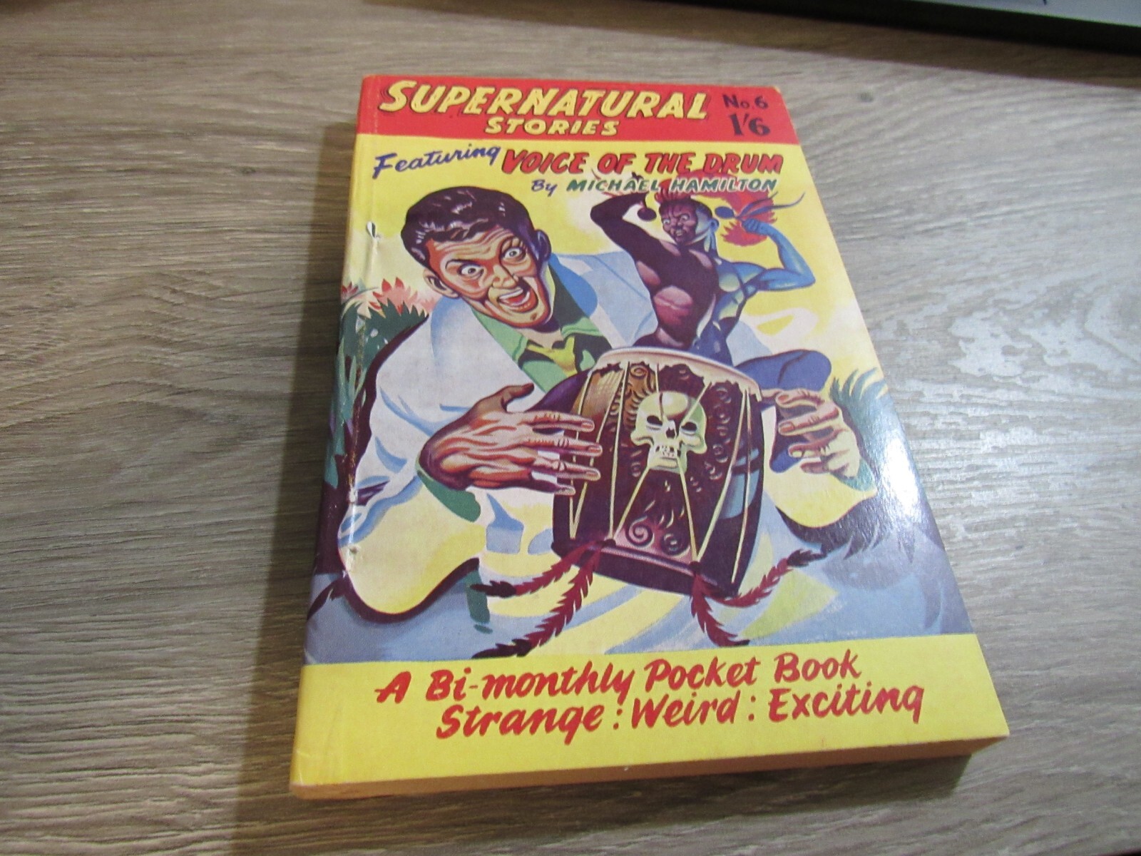 VINTAGE BRITISH SUPERNATURAL STORIES #6 RARE BADGER BOOKS PULP FANTASY HORROR