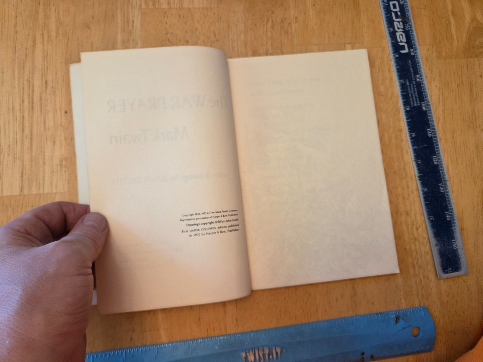 The War Prayer by Mark Twain (1970, Trade Paperback)