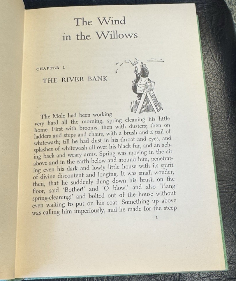 The Wind in the Willows by Kenneth Grahame 1965 Reprint Illustrated HC/DJ