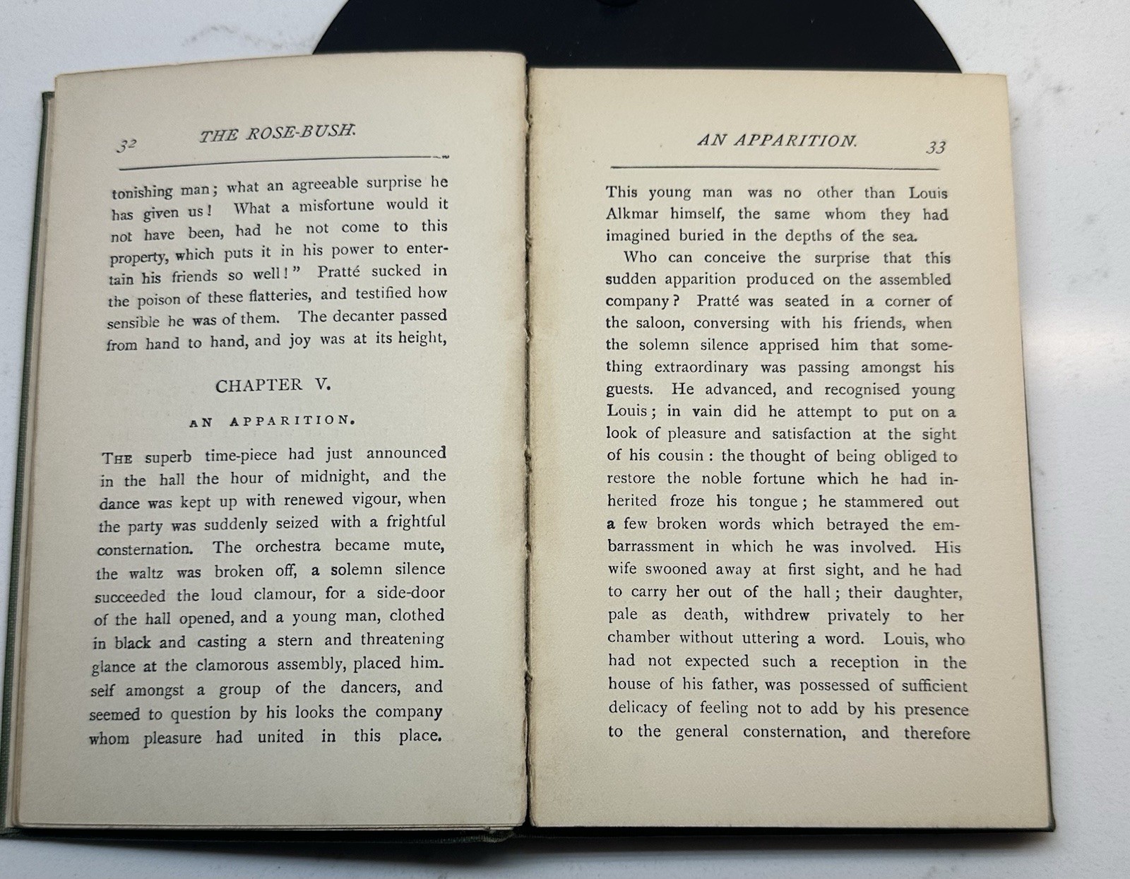 Antique 1898 The Rose Bush HC Book Canon Schmid Benzinger Brothers