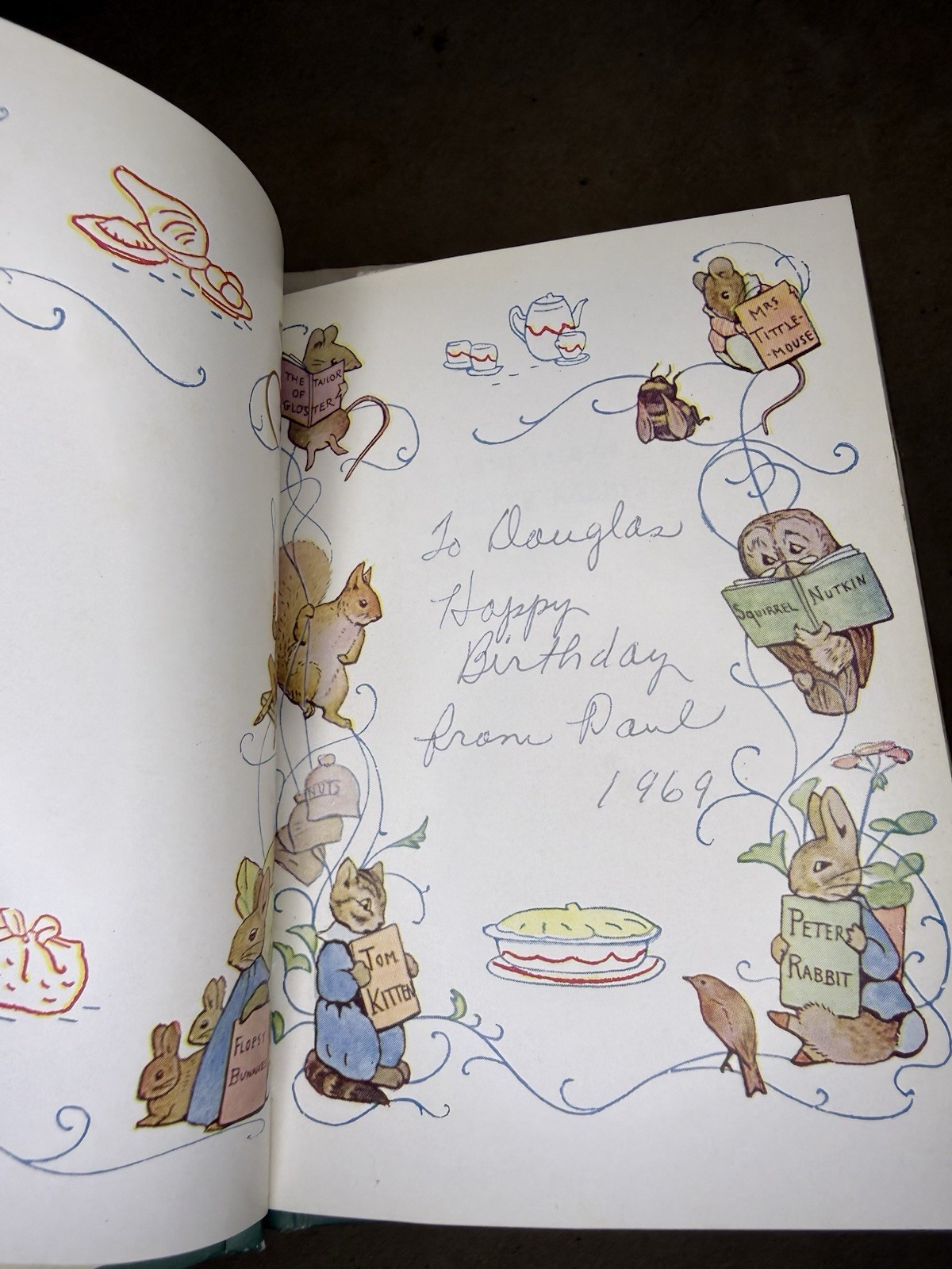 Lot of 7 Beatrix Potter vintage children’s books by Frederick Warne & Co.