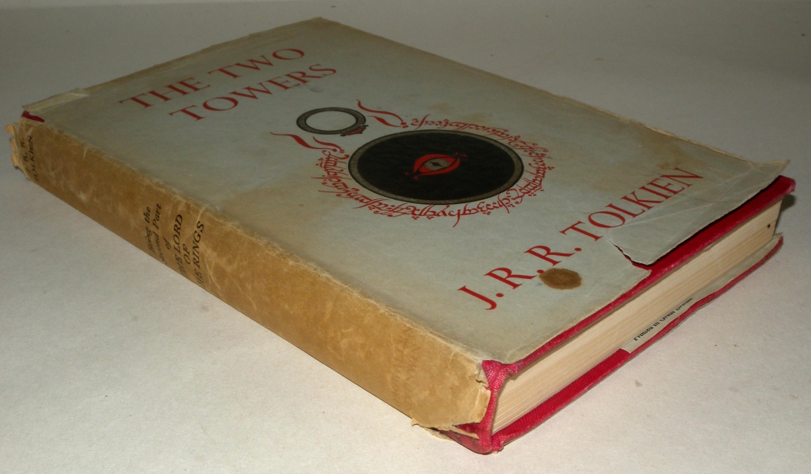 The Two Towers Tolkien 1957 1st Ed 5th Imp HB DJ Allen & Unwin