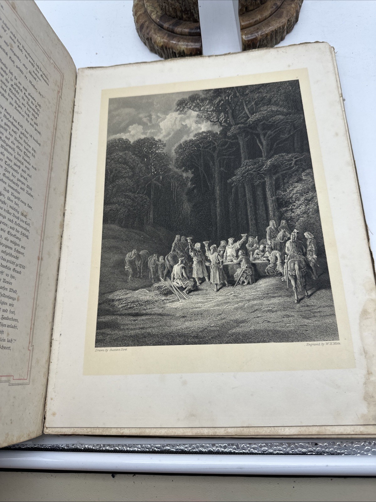 Königsidyllen Tennyson Gustave Doré Illus 1882 Folio HC (N218)