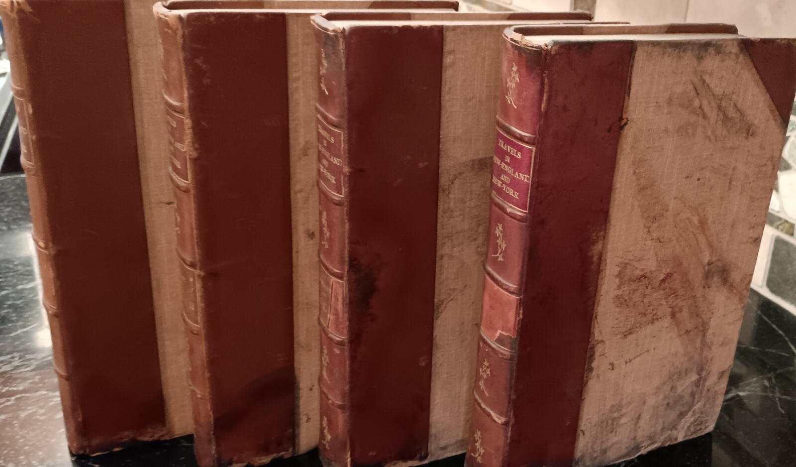 4 Vols. TRAVELS In NEW ENGLAND & NEW YORK, 1823, Timothy DWIGHT,S.T.D., 3 MAPS