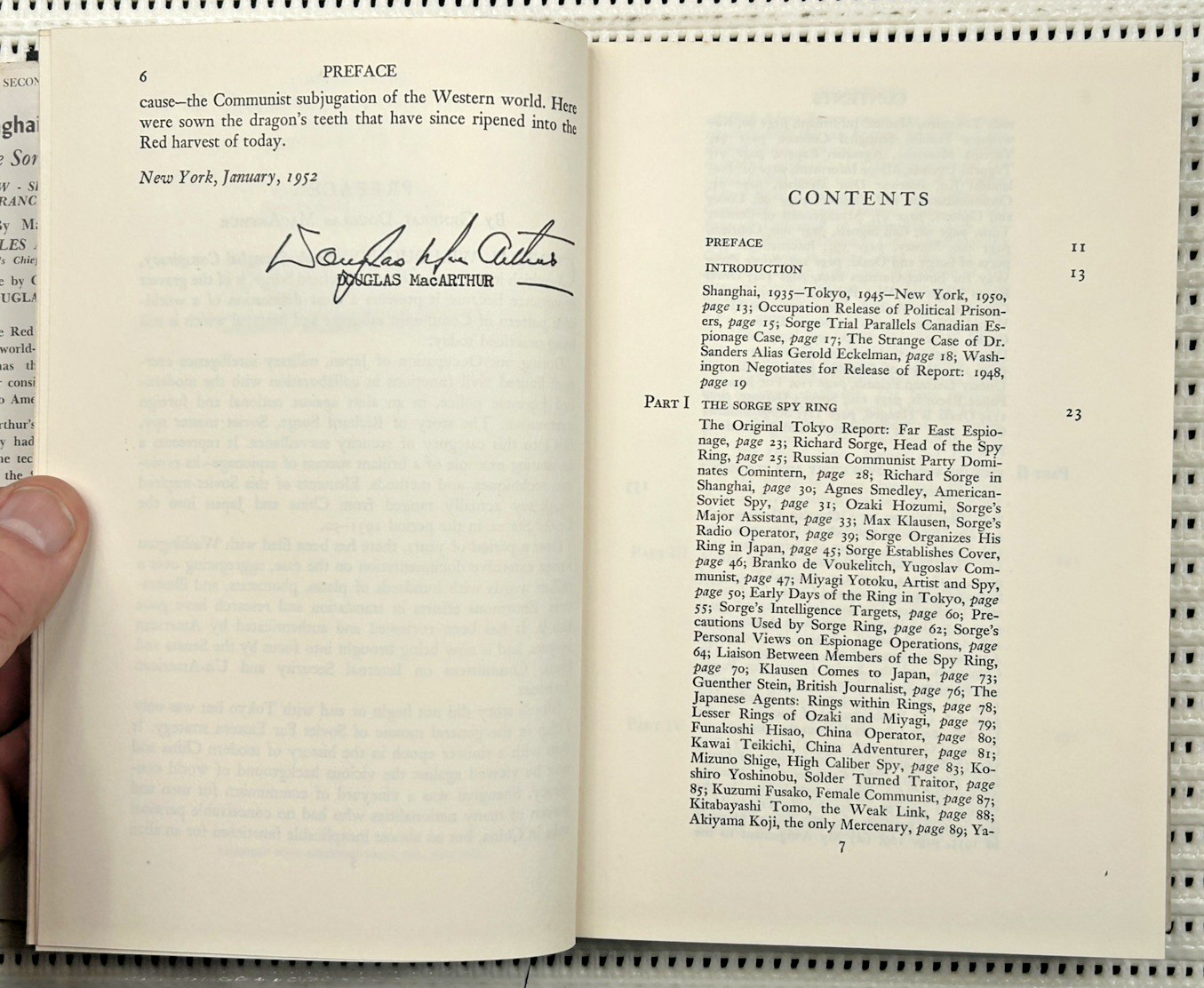 World War II Shanghai Conspiracy The Sorge Spy Ring Hardcover DJ 1st Ed. 320p