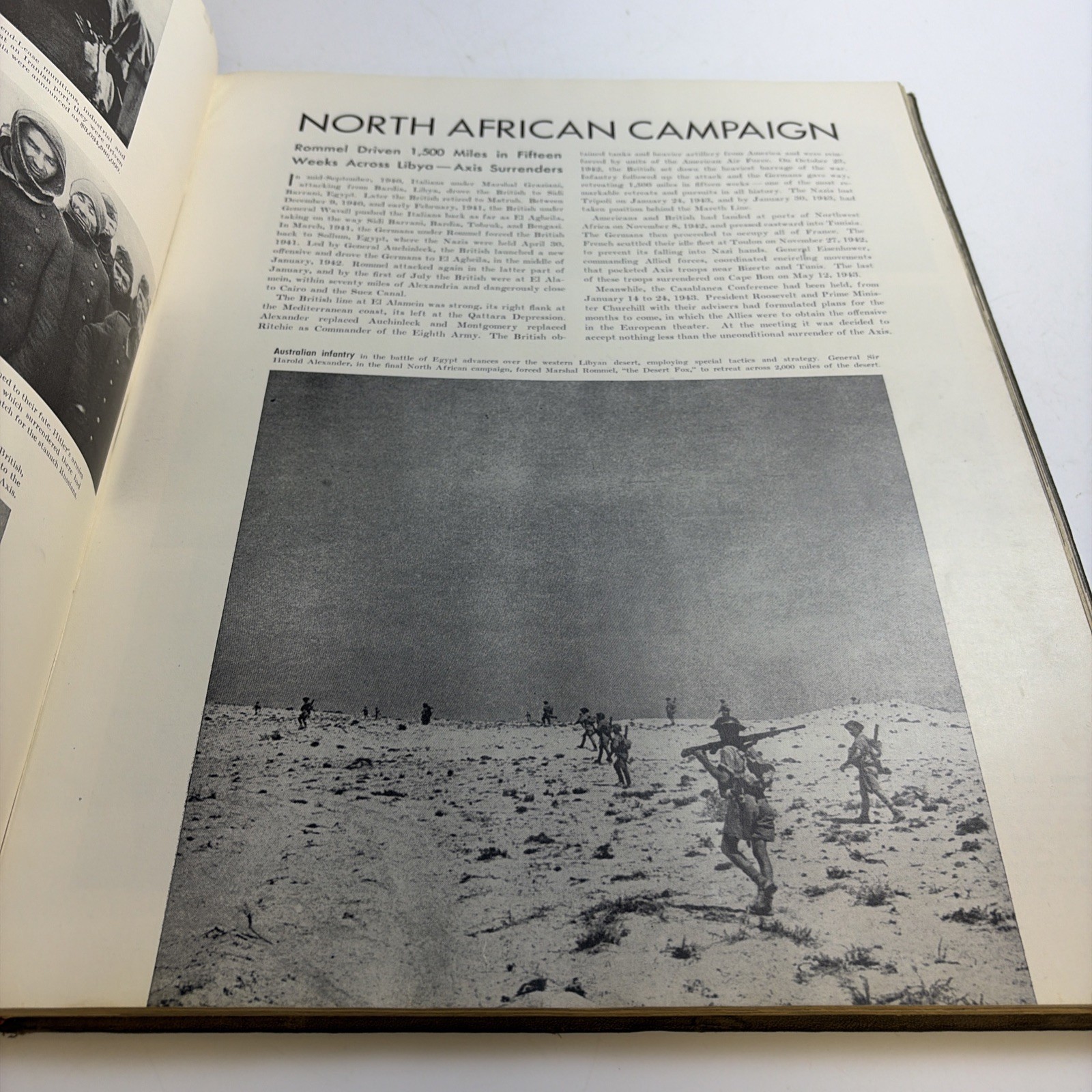 Vintage Collier’s Photographic History of World War II Hardcover Photo Book