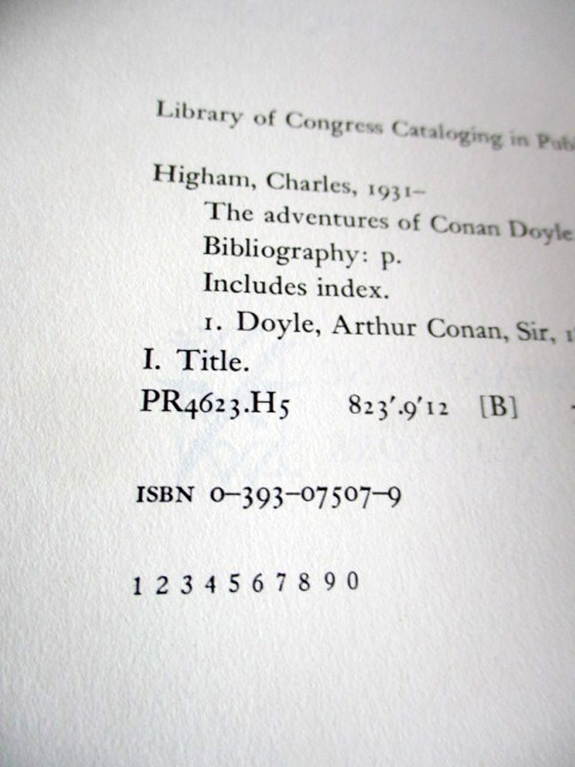 THE ADVENTURES Of CONAN DOYLE,1976,Charles Higham,1st Edition,DJ