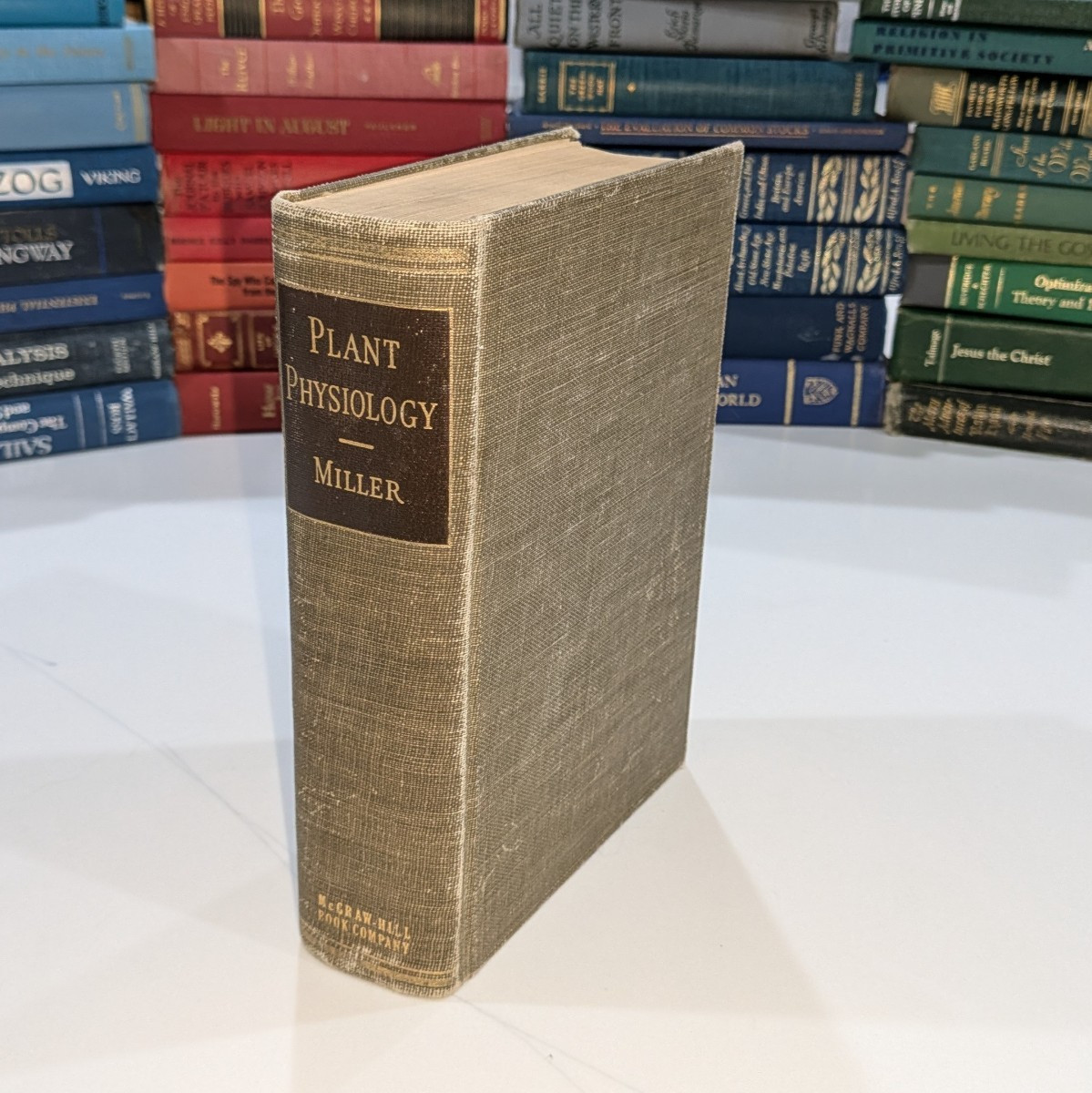 Plant Physiology | Edwin C. Miller | 1938 2nd Edition | McGraw-Hill Vintage