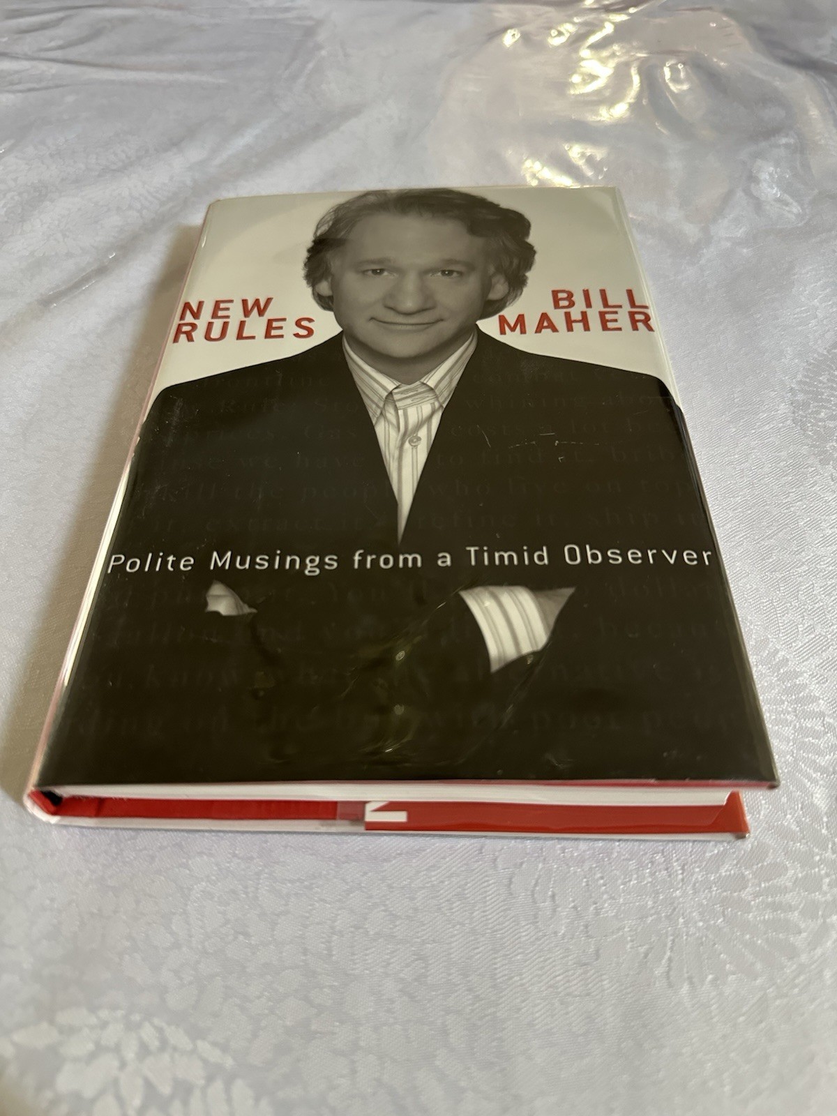 Bill Maher Signed 1st Edition New Rules Book + COA HBO Political Humor Comedy