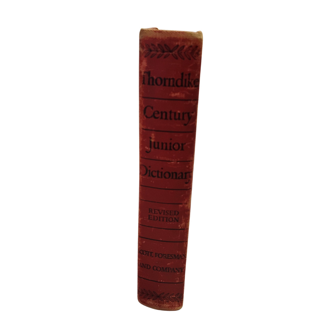 Rare Error – Mis-bound | 1942 Thorndike Century Junior Dictionary | Upside Down