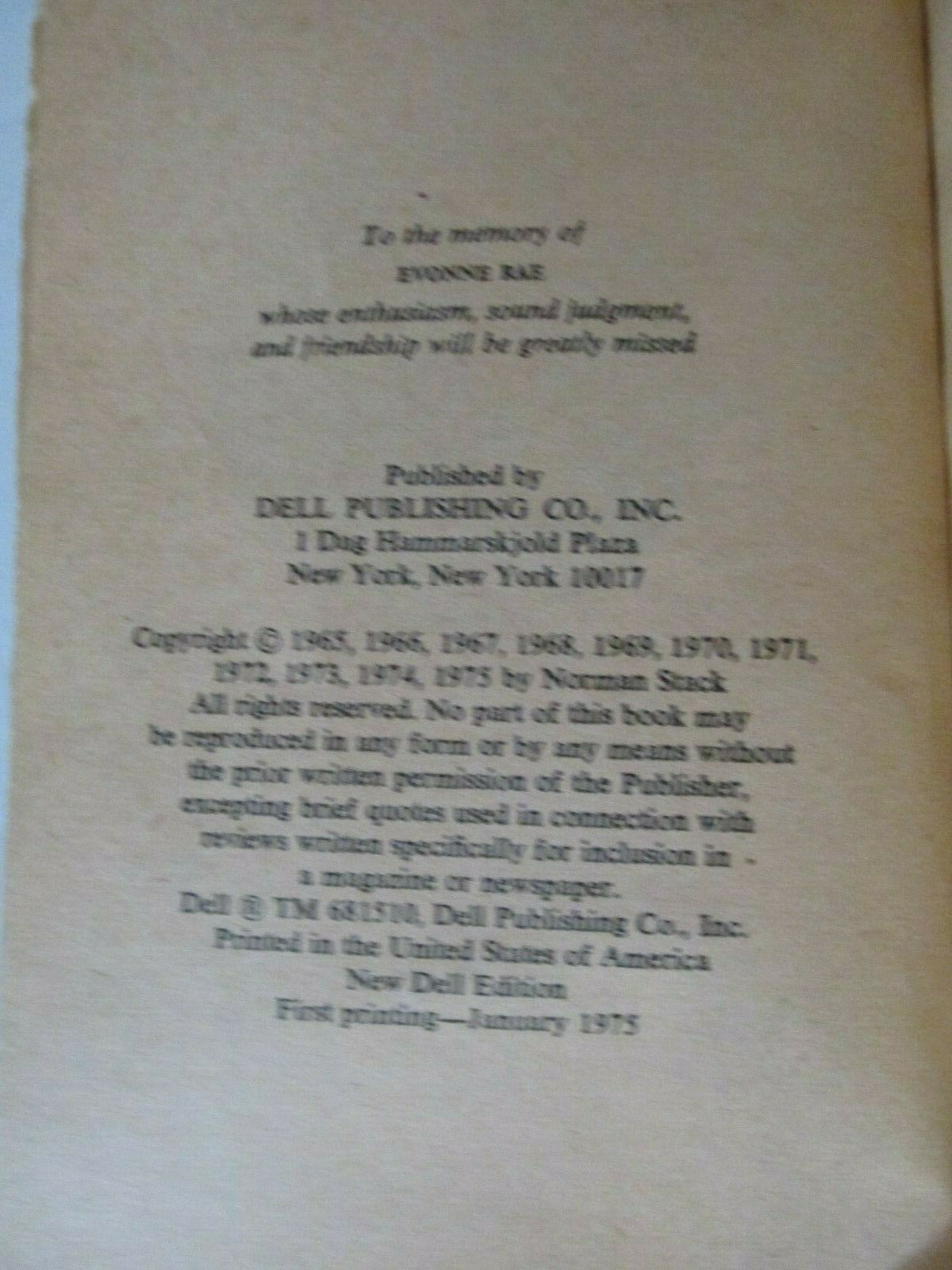 US Coins of Value New 1975 Prices by Norman Stack Paperback