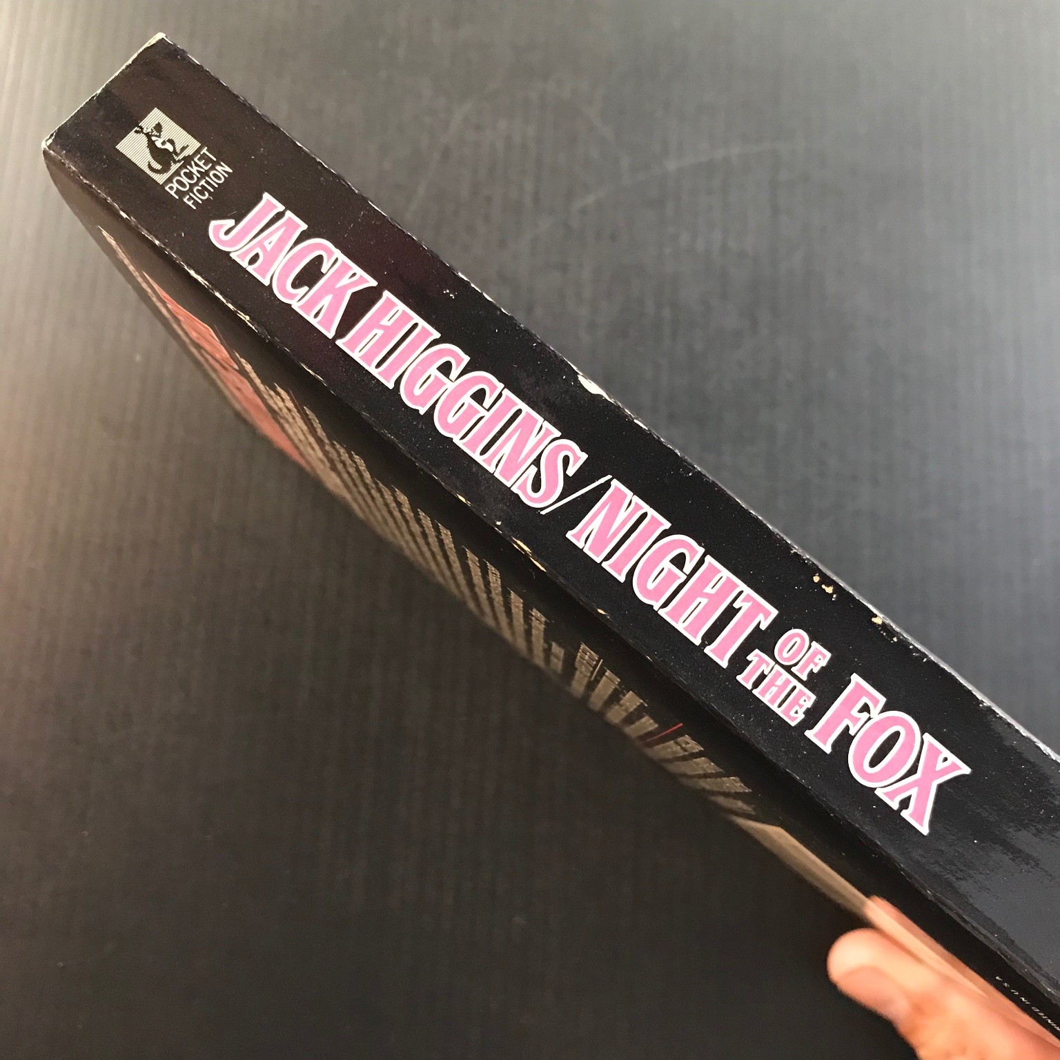 Night of the Fox Jack Higgins 1st Pocket Books 1987 WWII Thriller Spycraft
