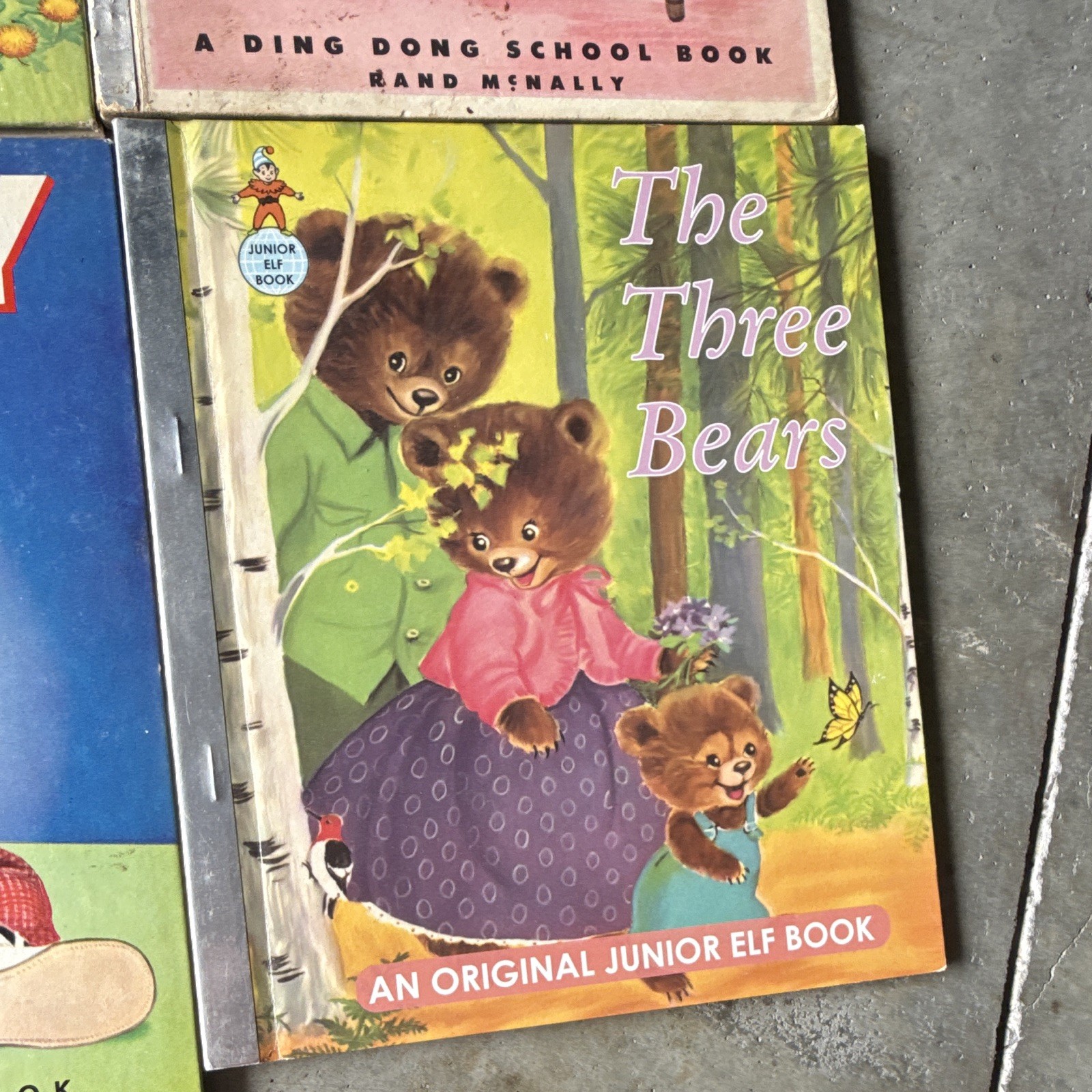 Rand McNally Elf Books Illustrated Hardcover Kids Lot (8) Busy Book, Bears