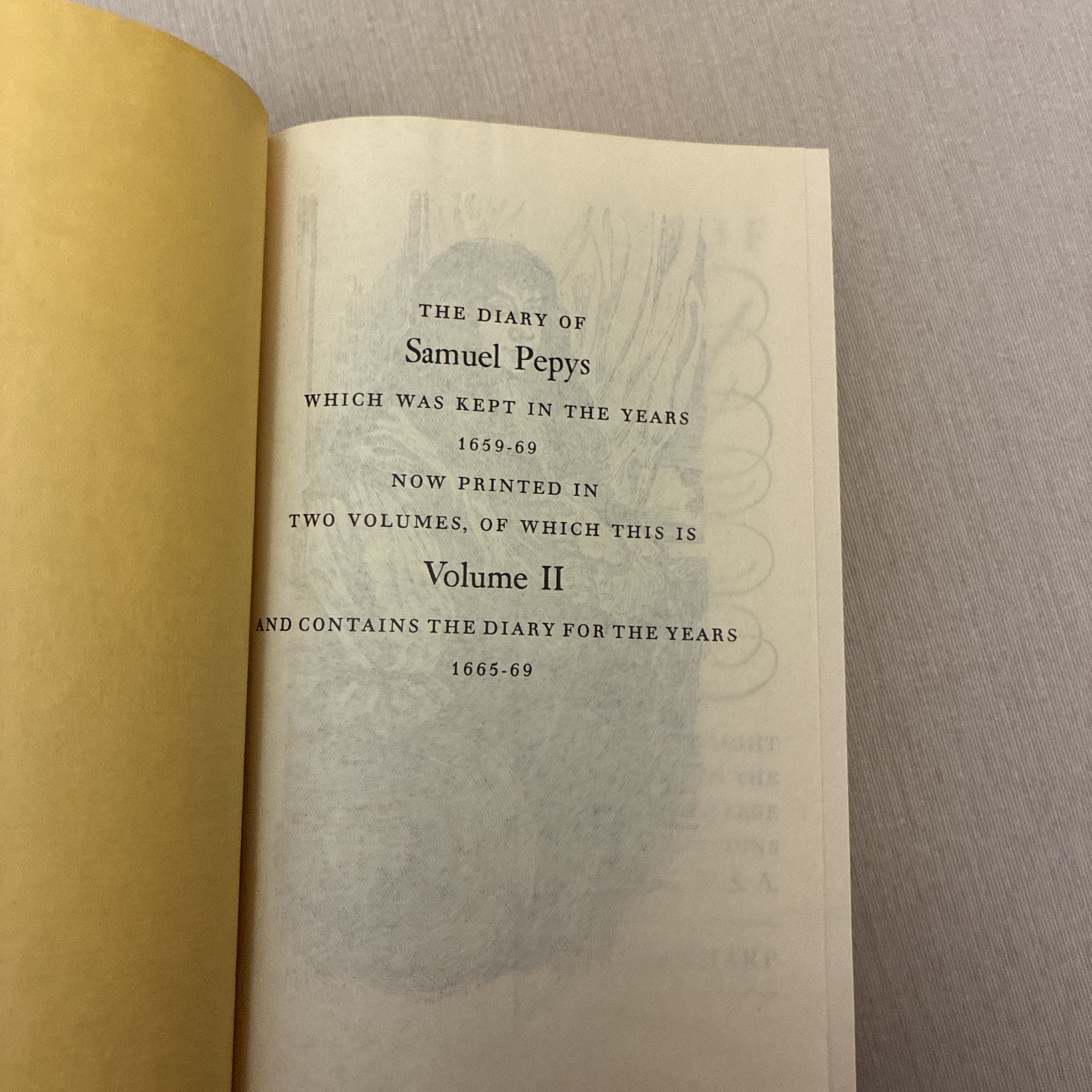 The Diary of Samuel Pepys 1600s Sharp Heritage Press w Slipcase Tissue Illus.