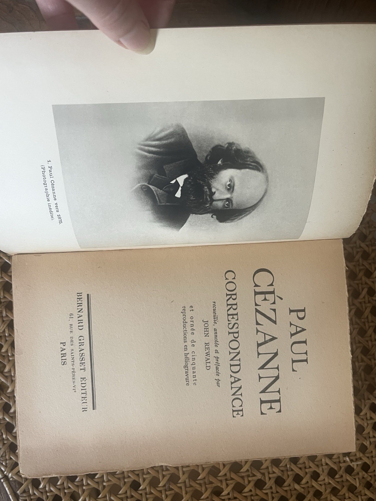 Cézanne Correspondance , John Rewald, Vintage 1930’s Soft Back French Language